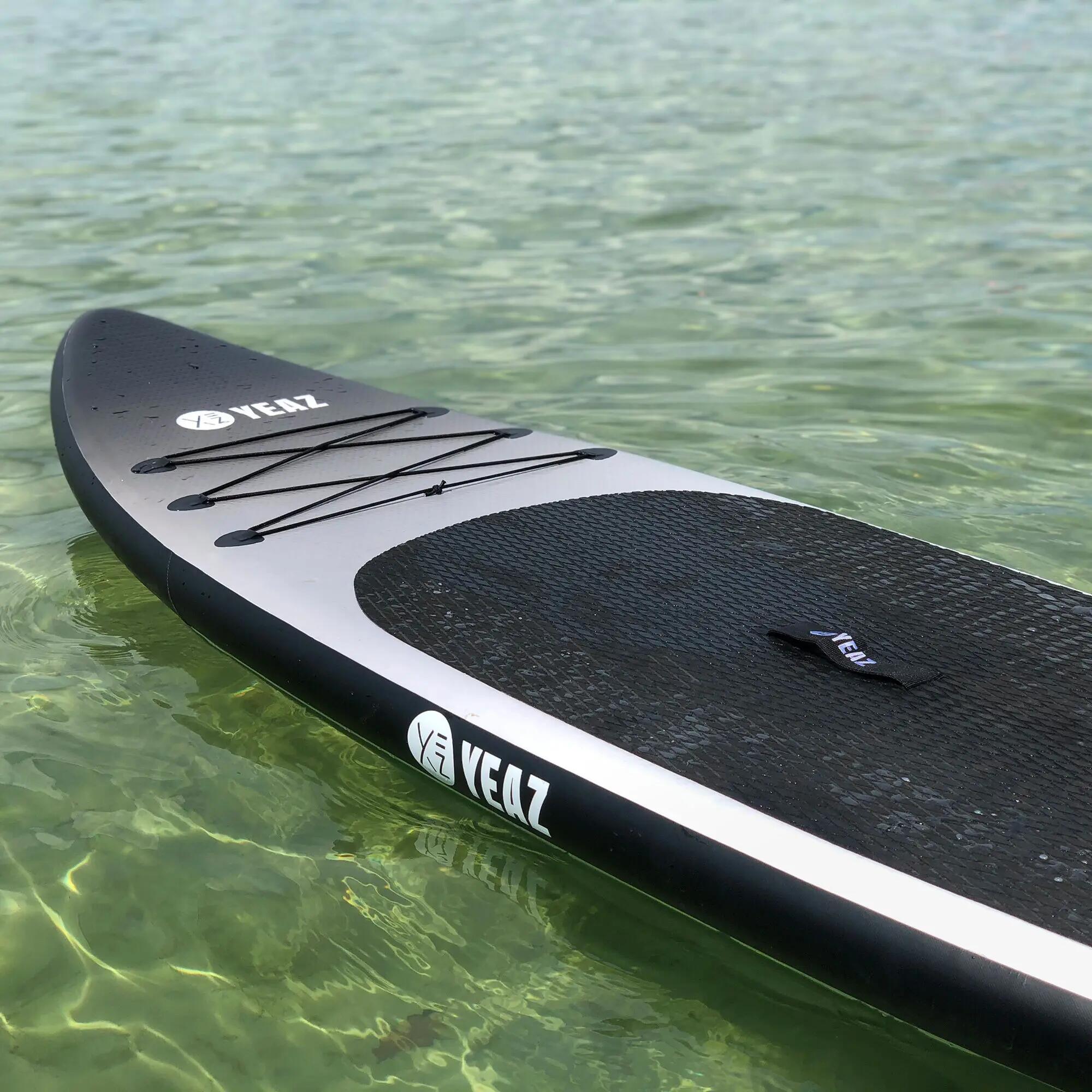 YEAZ Tavola e kit SUP BLACK SANDS BEACH - EXOTRACE PRO - SET 6/12