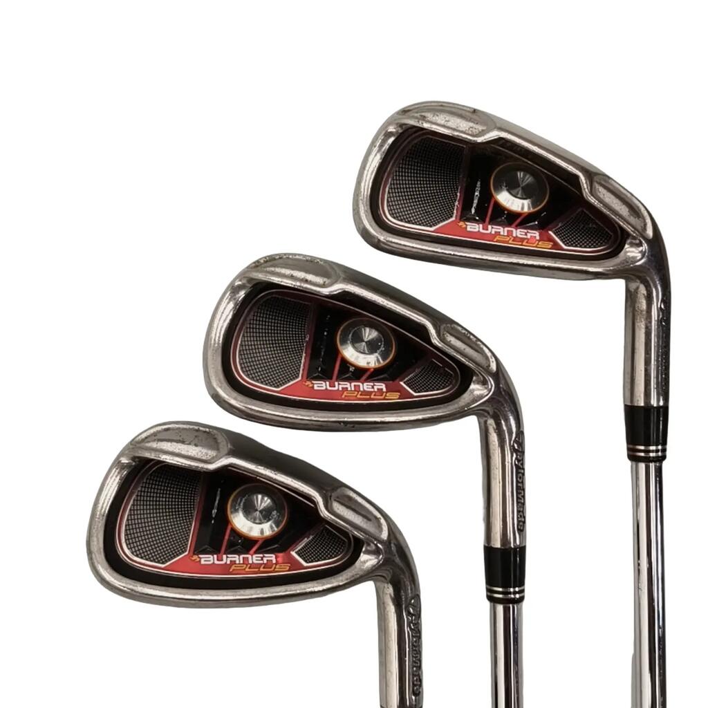 TaylorMade Burner+ iron set / 4-PW+AW+SW / Flex Uniflex / Steel
