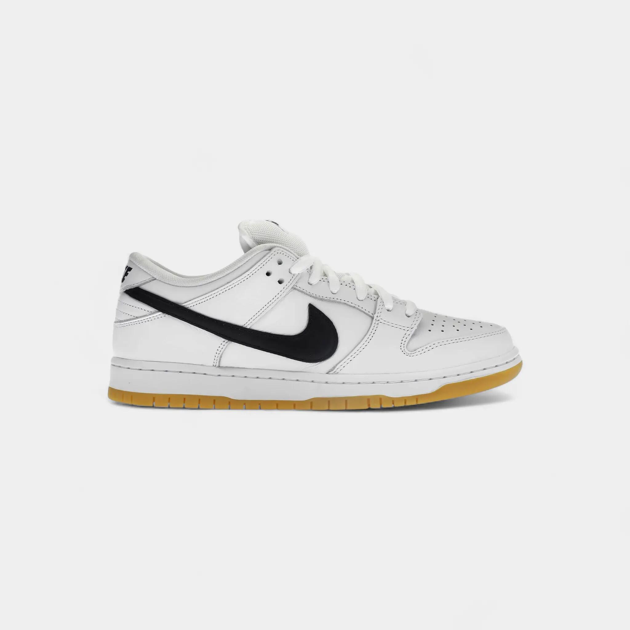 Nike SB Dunk Low Pro White Gum 1/4