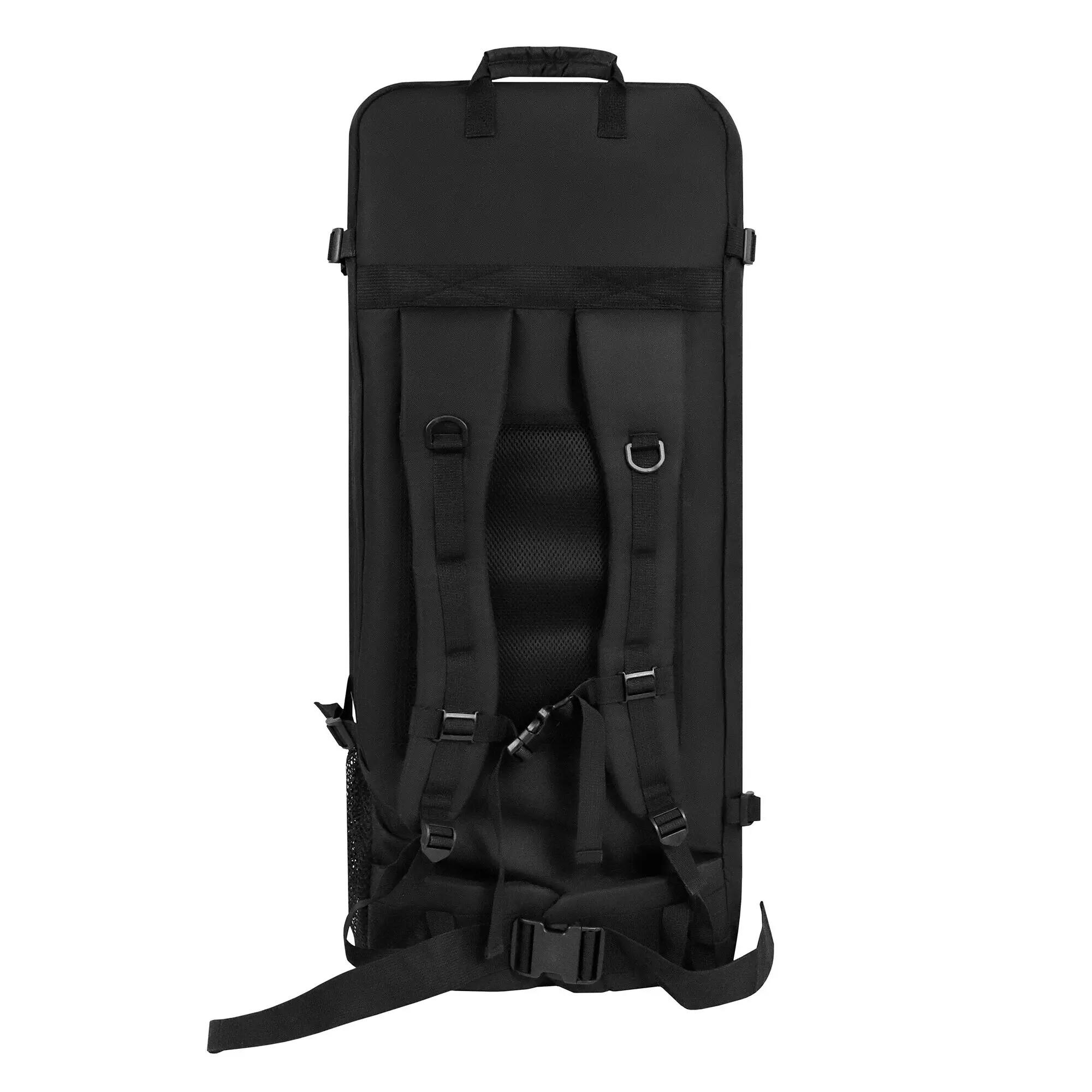 YEAZ Tavola e kit SUP BLACK SANDS BEACH - EXOTRACE - SET 4/12