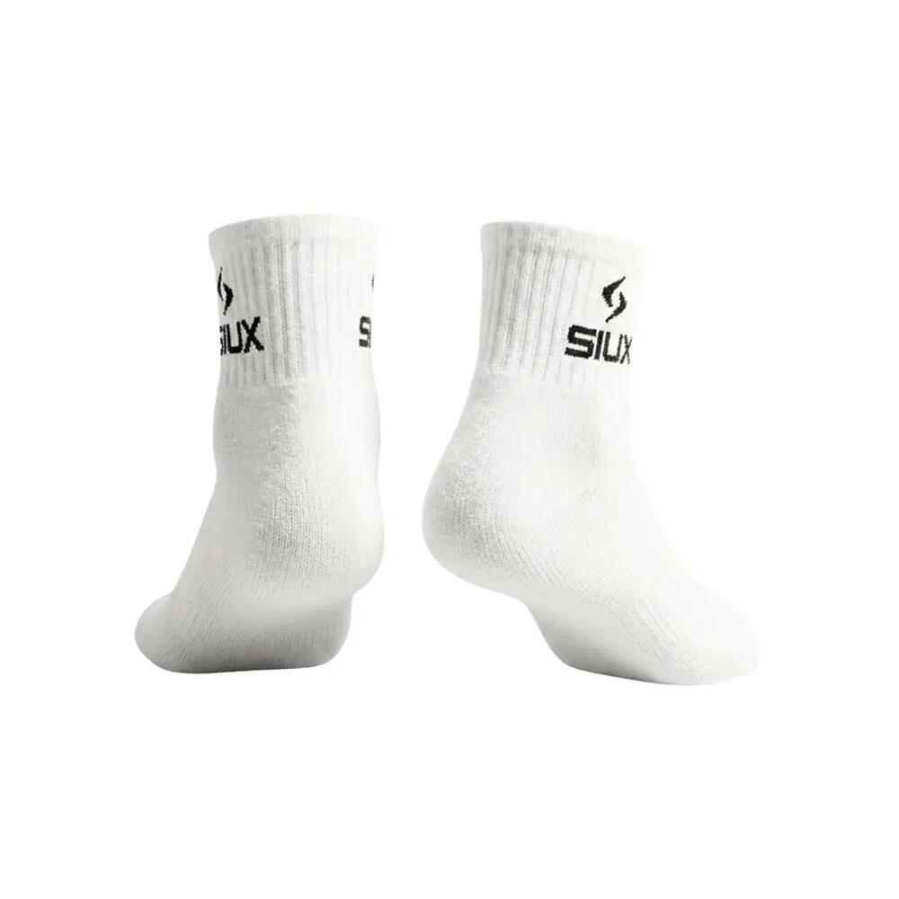 Pack 3 Calcetines Siux Basic Caña Media  Blanco 3/3