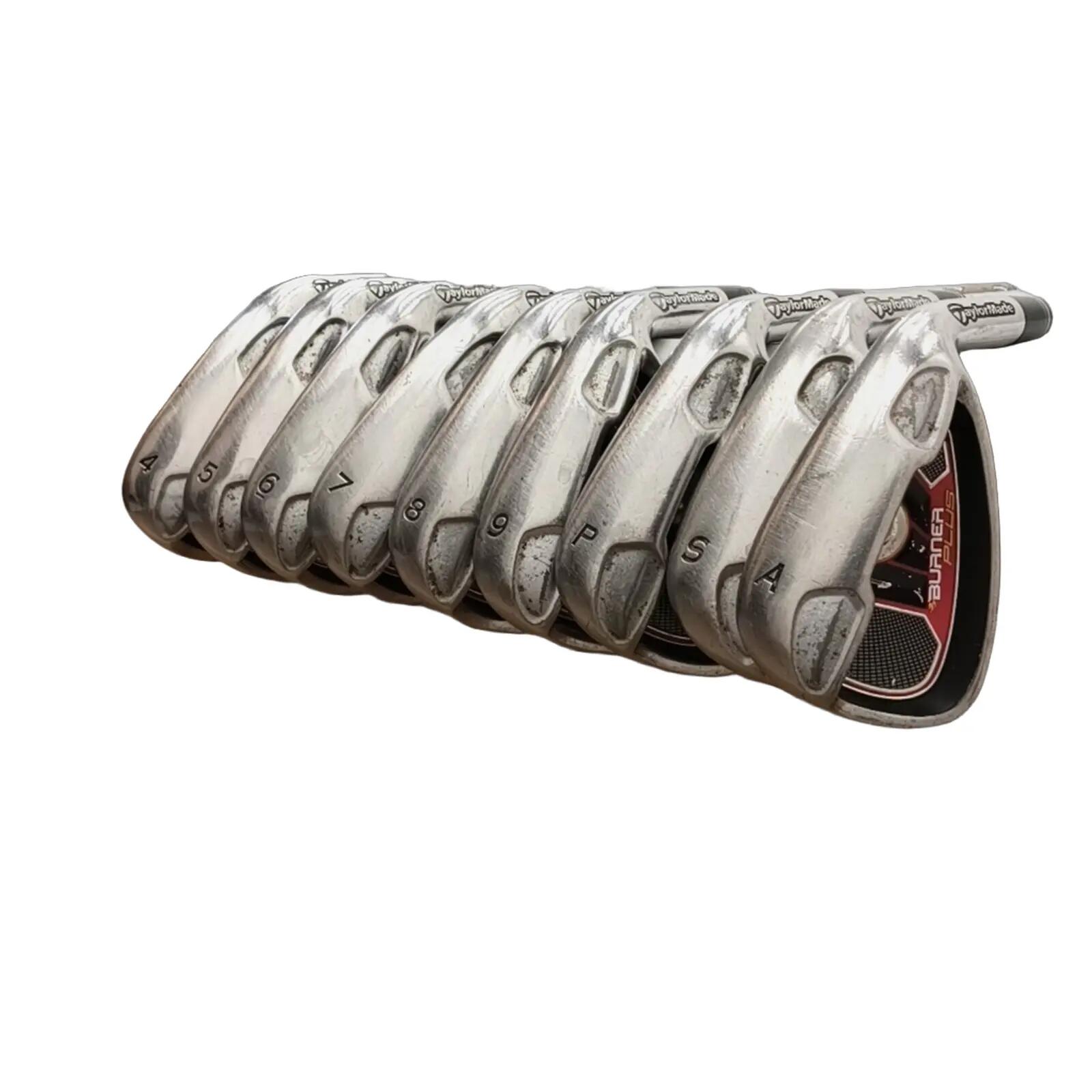 TaylorMade Burner+ IJzerset / 4-PW+AW+SW / Flex Uniflex / Staal 3/7