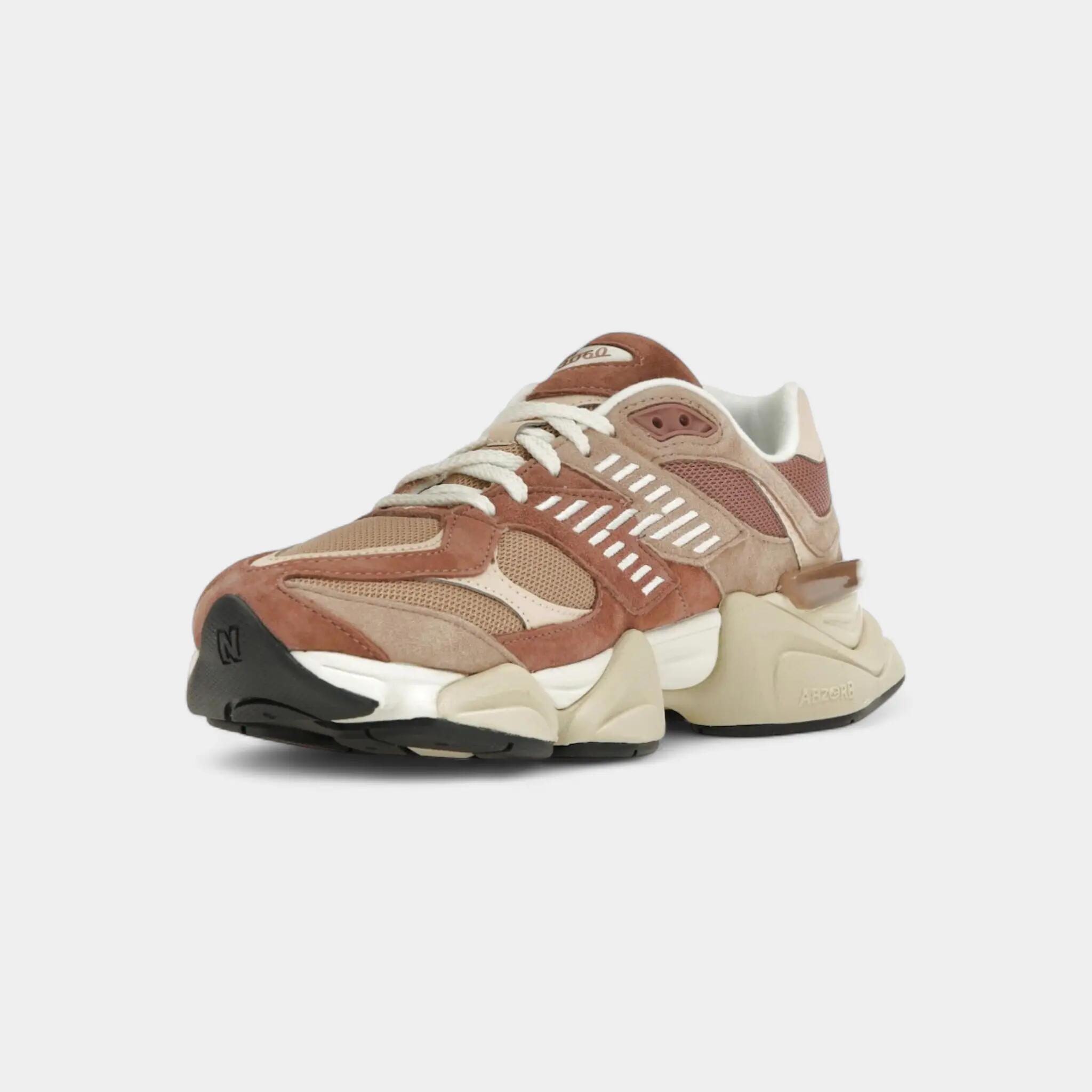 New Balance 9060 Sparrow Flat Taupe 3/5