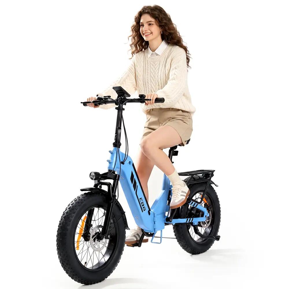 E-Bike für Erwachsene iScooter EB8, 20"-Reifen, 48V-15Ah-Akku. 8/10