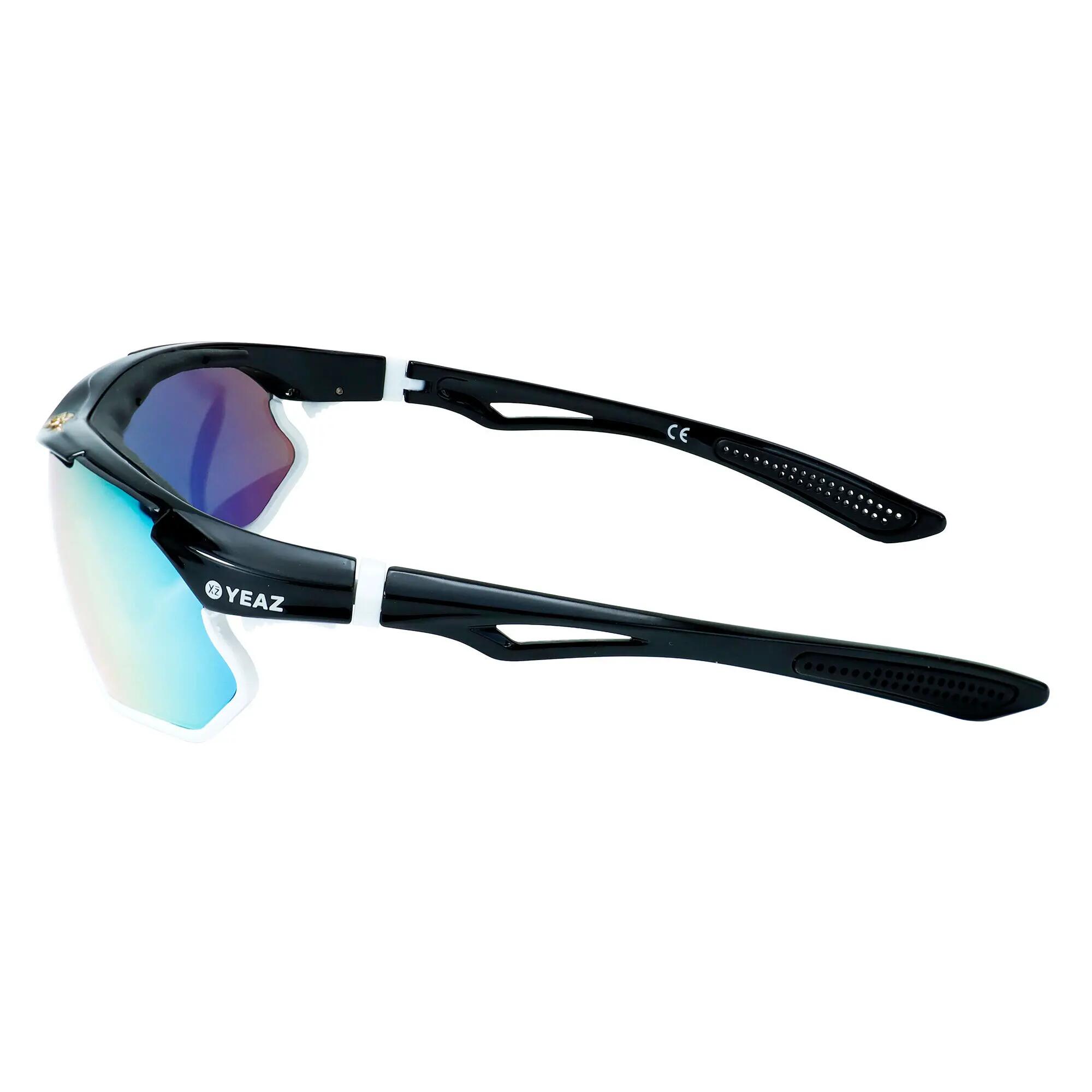 YEAZ Occhiali da sole sportivi nero/bianco/rosso SUNRAY 5/5