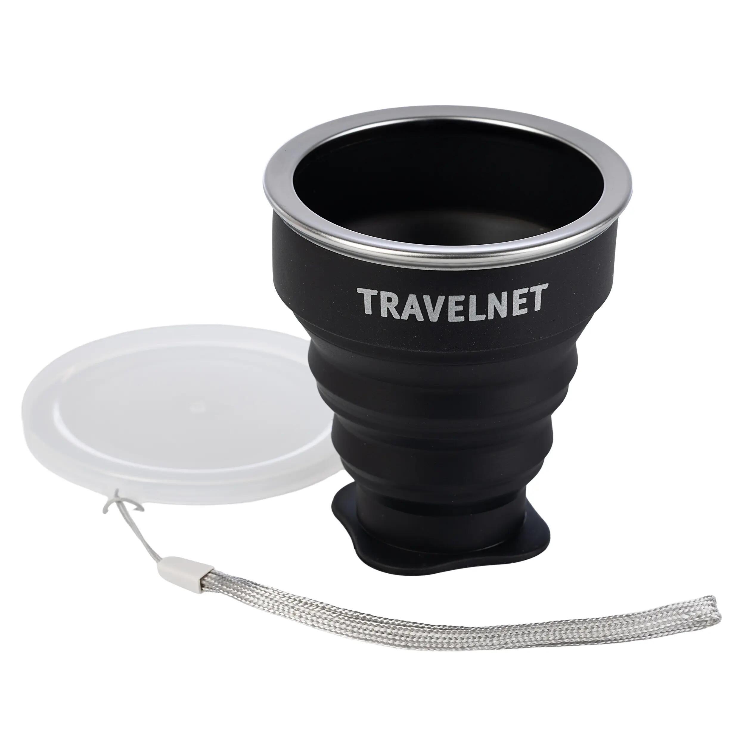 Travelnet Foldy Opvouwbare Siliconen Bekerset - Set van 4 7/7