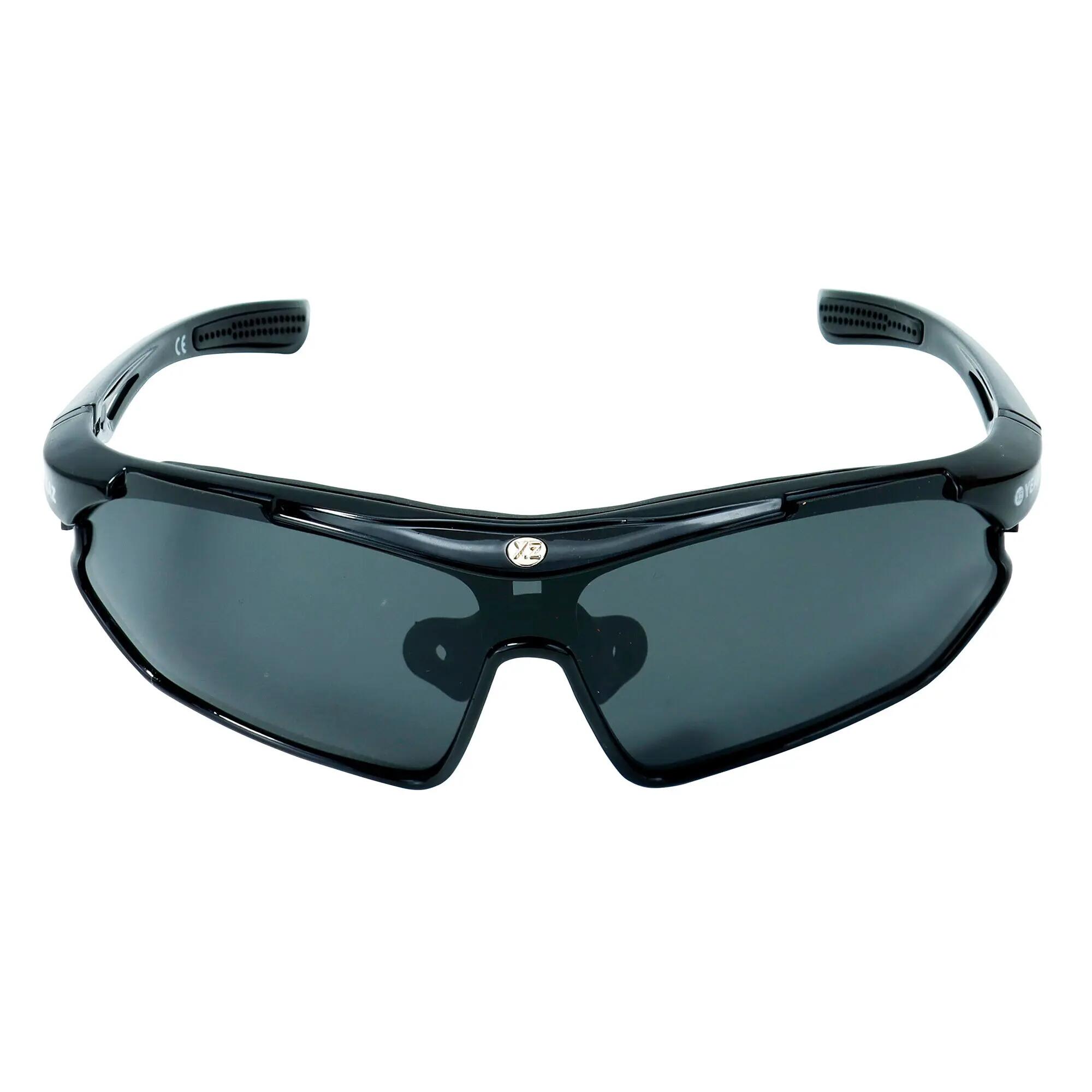 YEAZ Lunettes de soleil/sport noir/polarisé SUNRAY 4/5