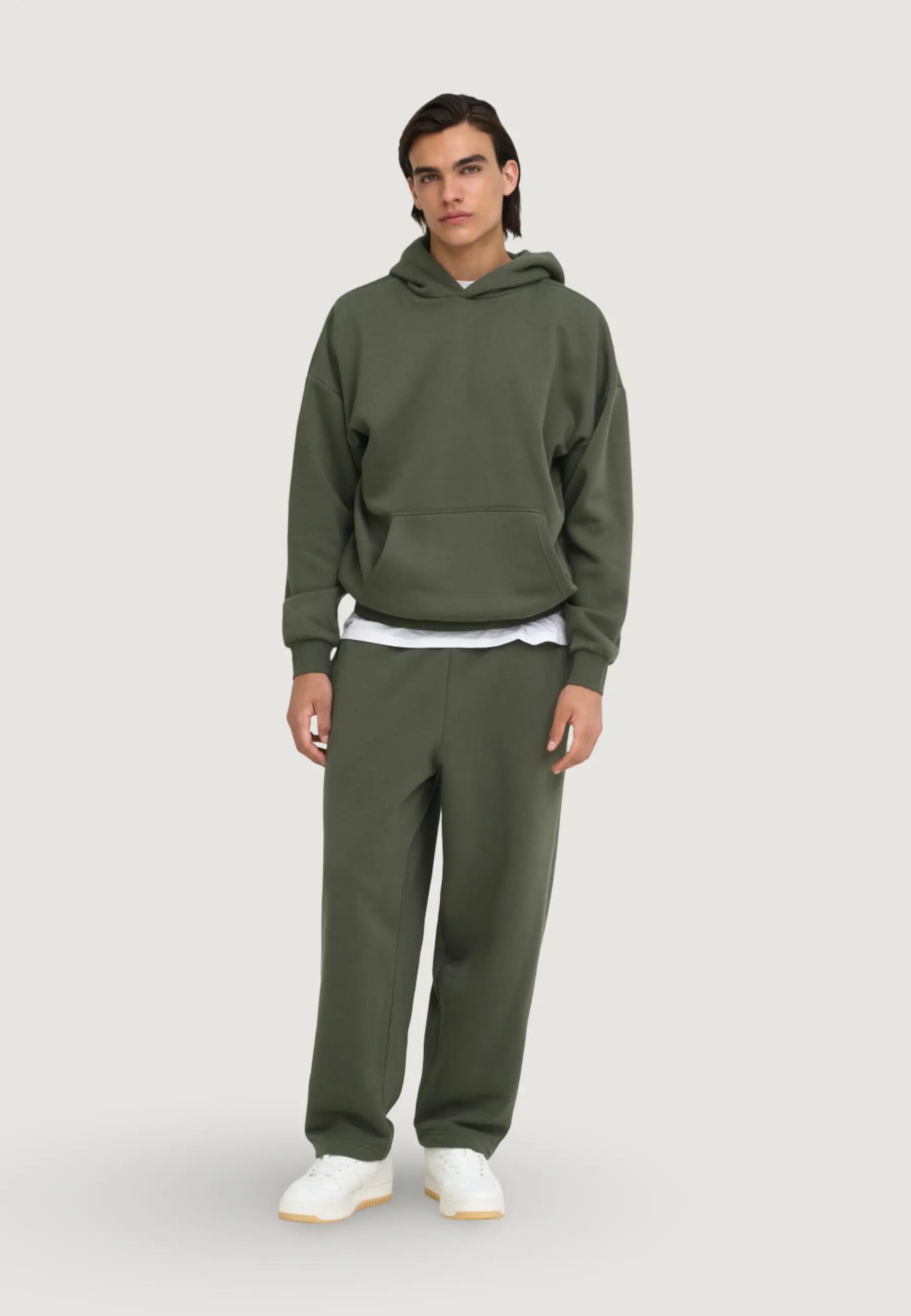 Sweater Onsceres Ovz Ls Hoodie  Sweat Noos HEREN Grijs 5/5