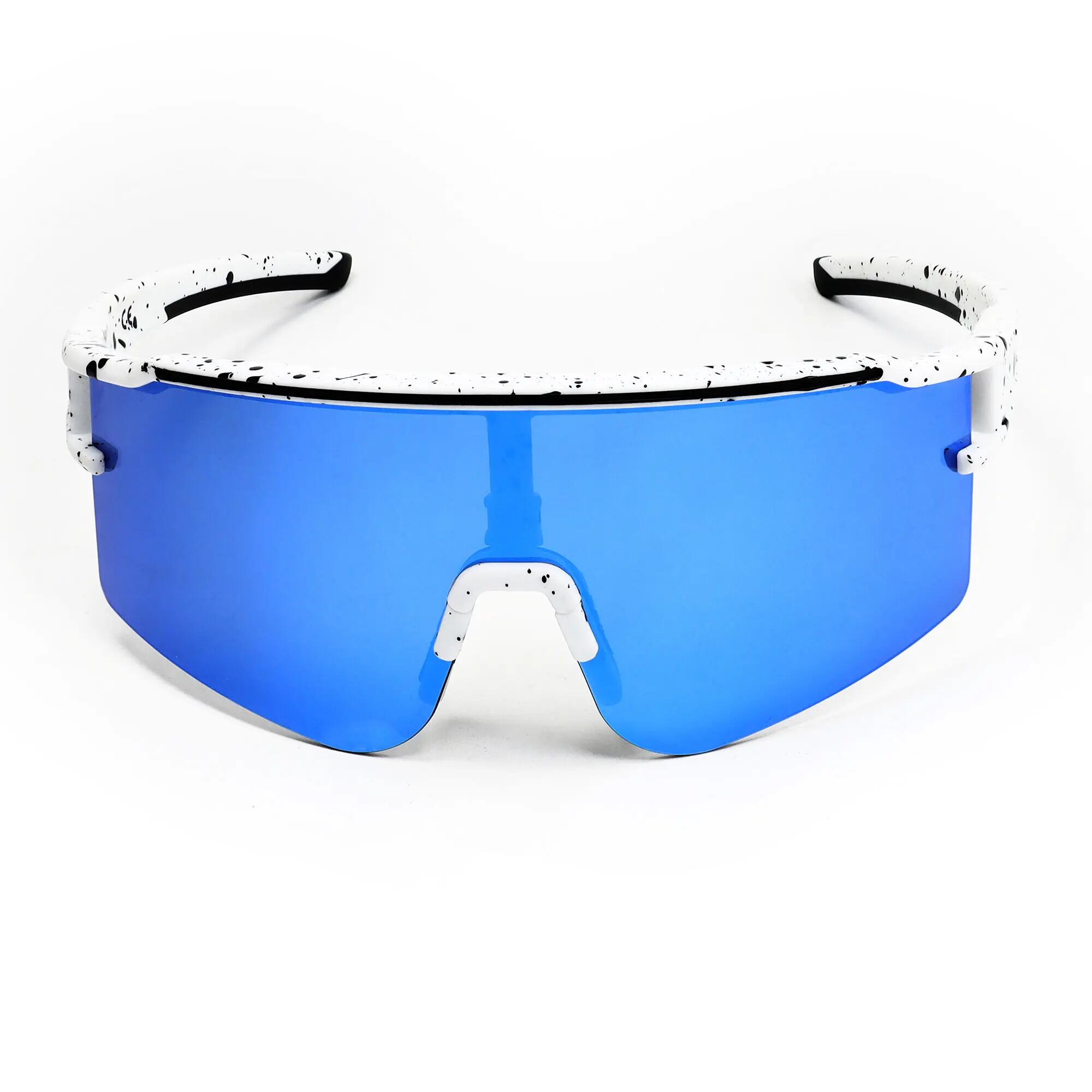 YEAZ Occhiali da sole sportivi Bianco/Blu SUNTHRILL Set 6/9