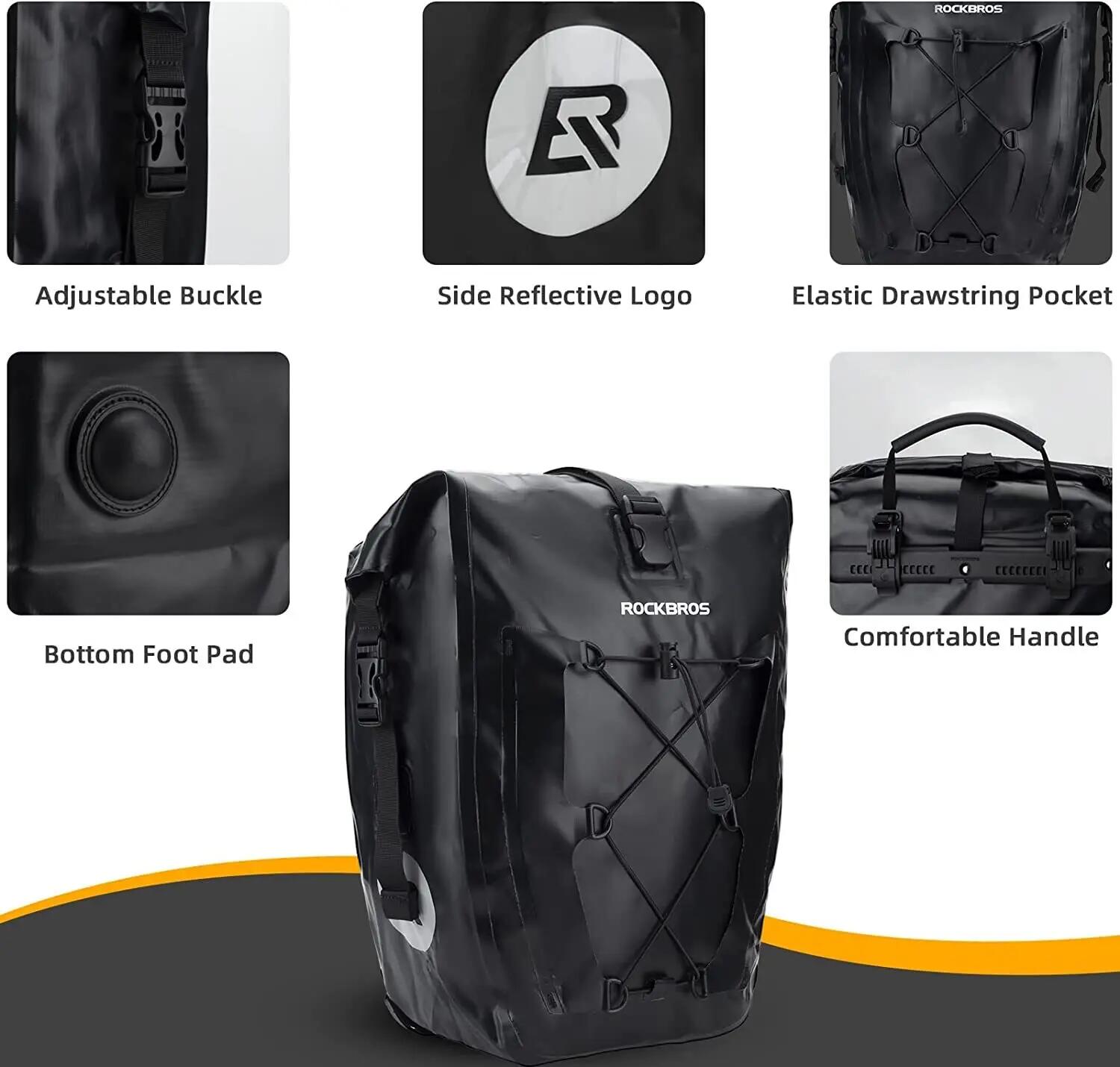 Wasserdichte Gepäckträgertasche 25-32L 4/9