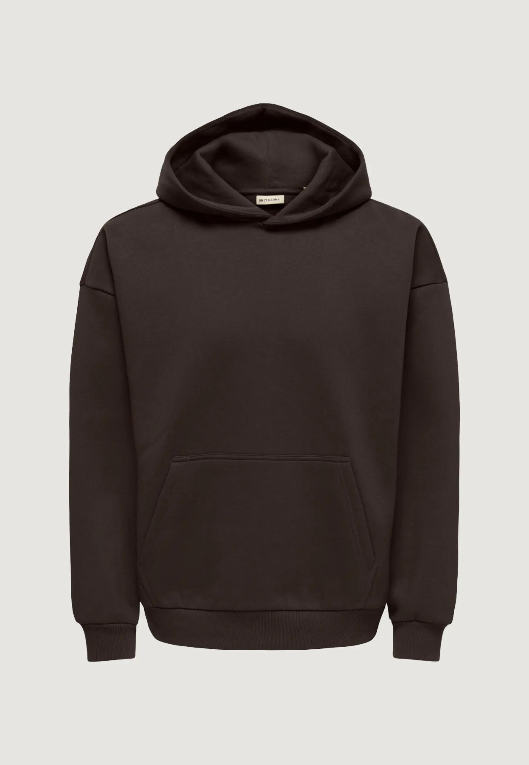Sweater Onsceres Ovz Ls Hoodie  Sweat Noos HEREN Bruin 3/5