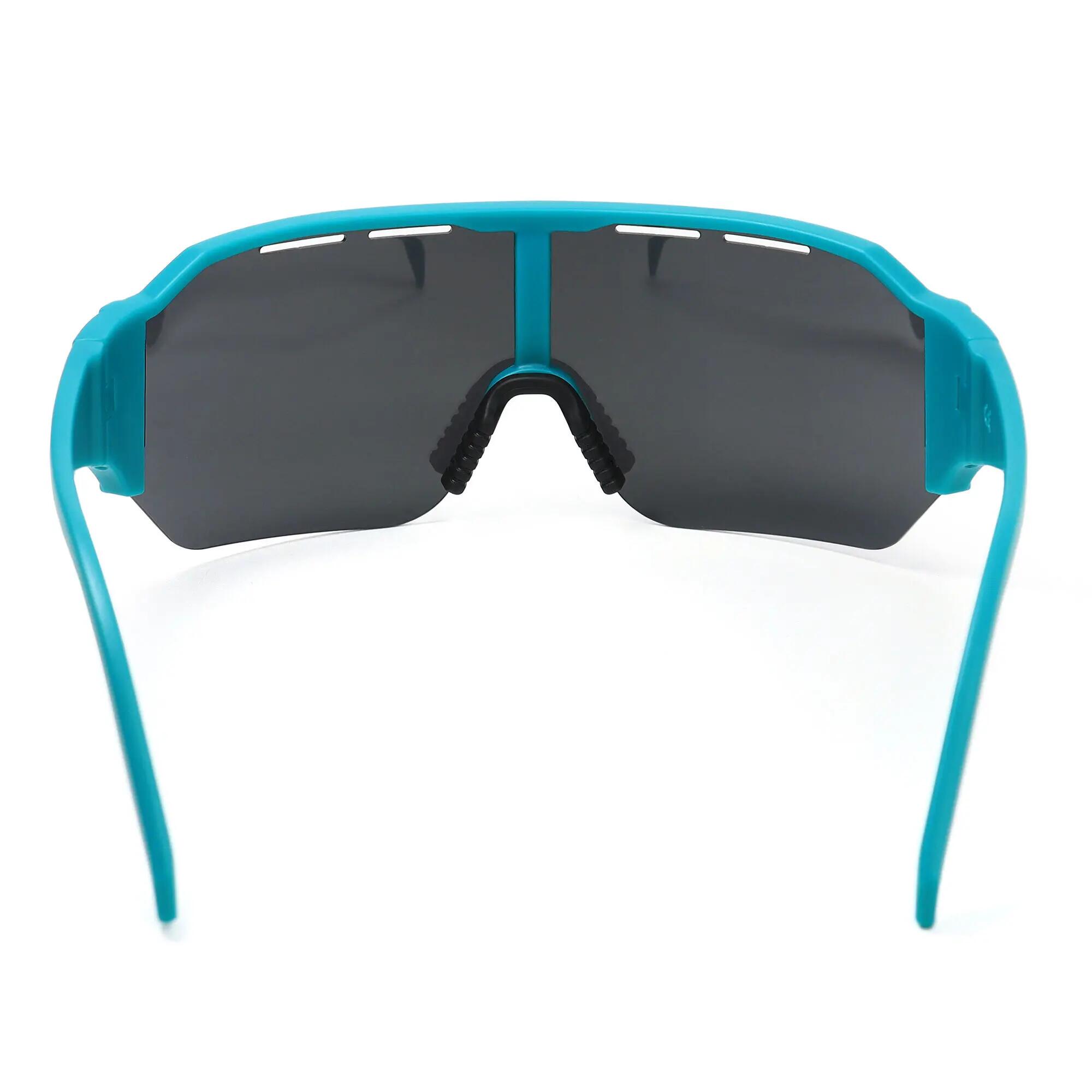 YEAZ Occhiali da sole sportivi verde/argento SUNVIBE 5/6