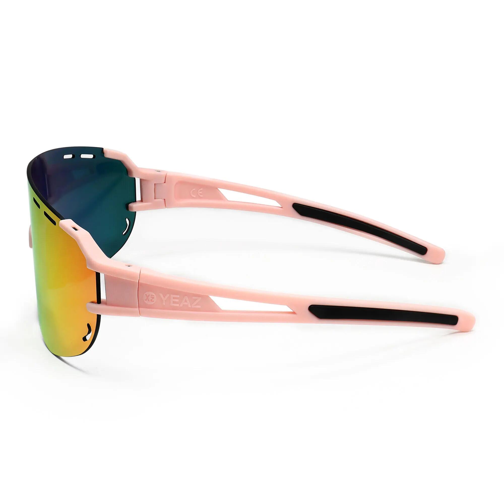 YEAZ Occhiali da sole sportivi bianco/blu SUNGLOW 5/6