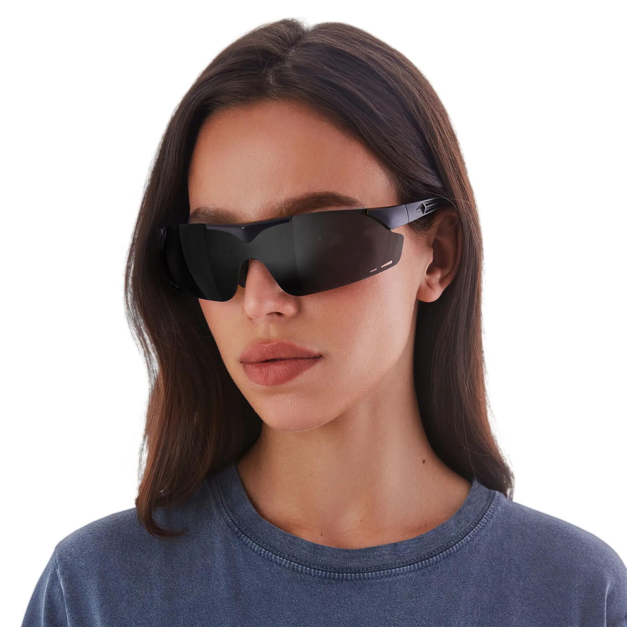 YEAZ Occhiali da sole sportivi Magnet nero opaco / grigio SUNUP 3/6