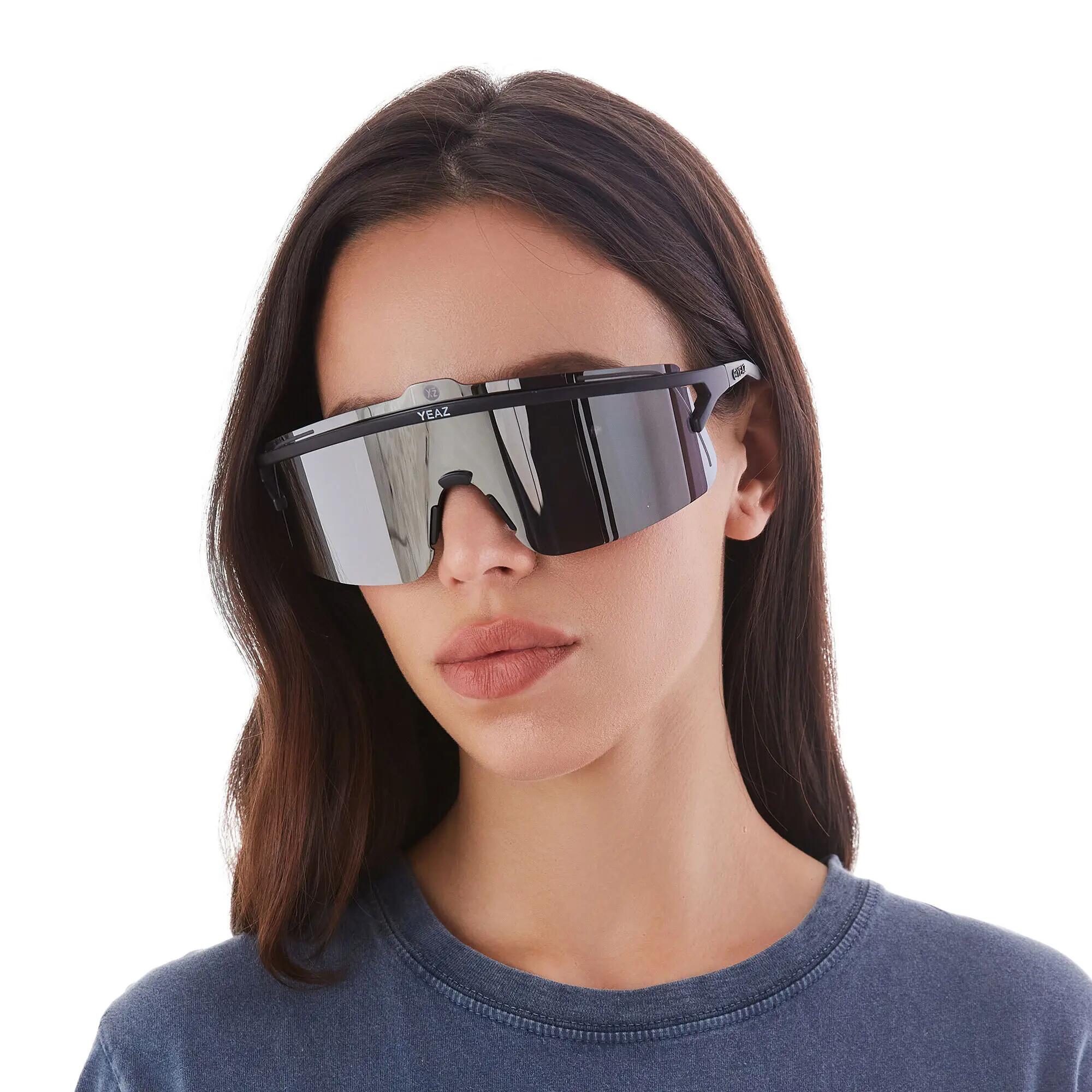 YEAZ Occhiali da sole sportivi nero/oro rosa SUNSHADE 3/6