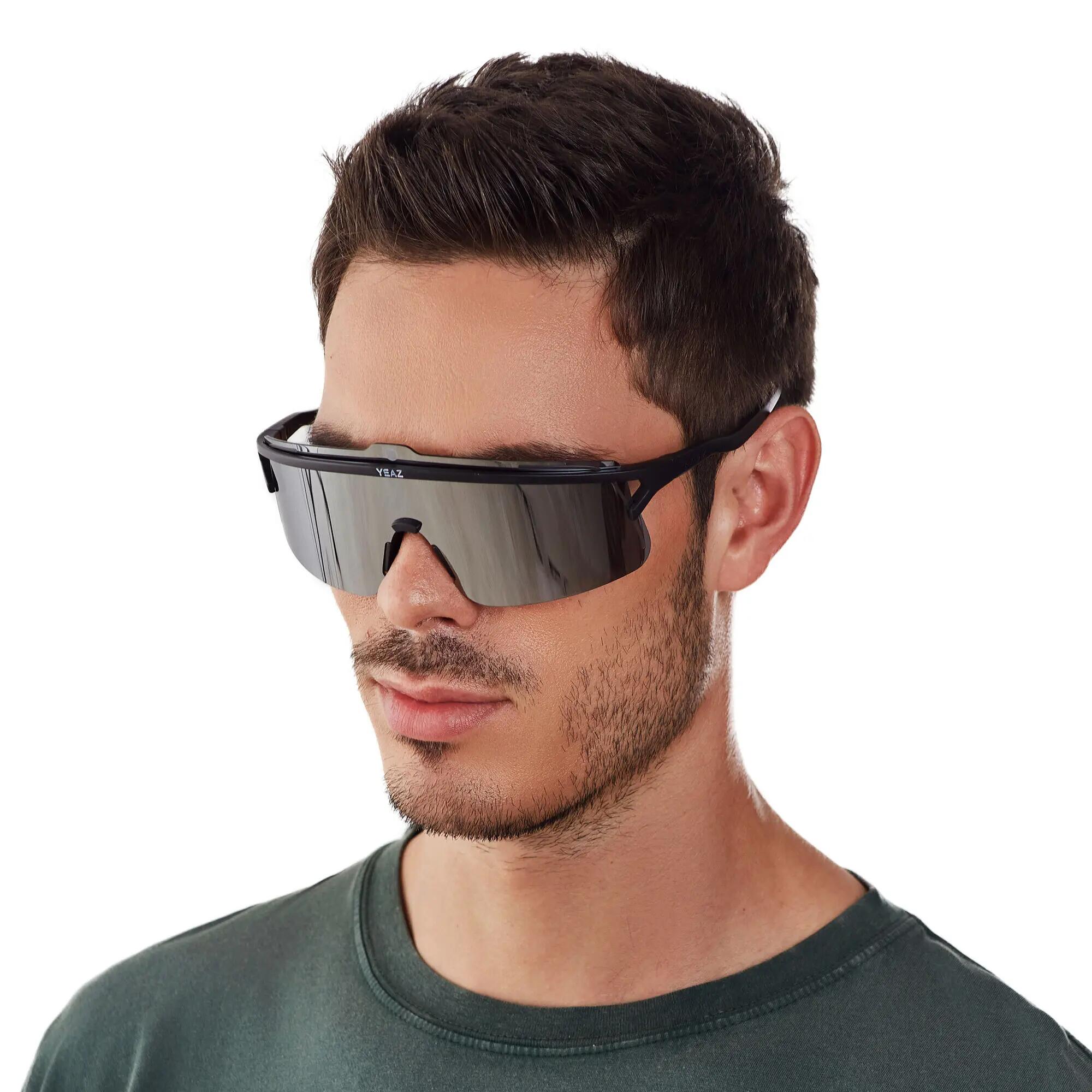 YEAZ Occhiali da sole sportivi nero/oro rosa SUNSHADE 2/6