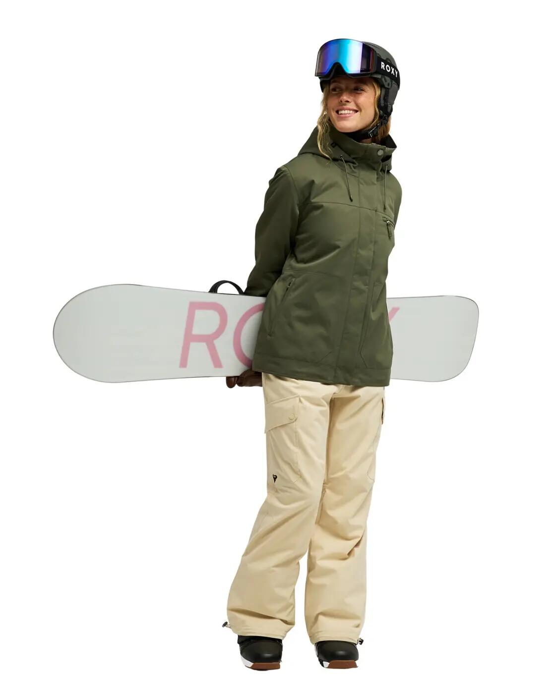 Chaqueta técnica snow BRYLEE Verde Mujer 4/4
