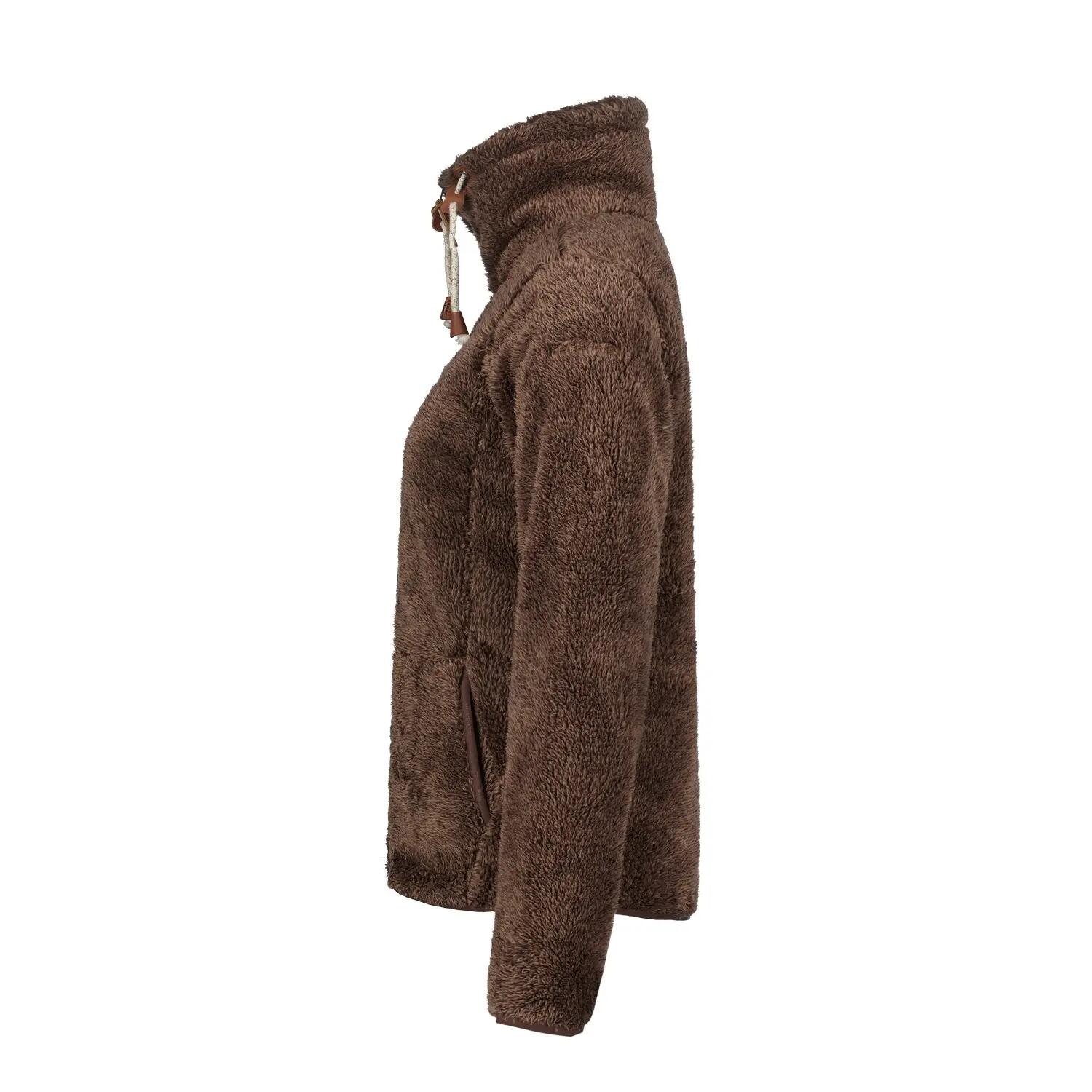 Icepeak Colony Teddy Fleecejacke Damen Langhaarfleecejacke 3/3