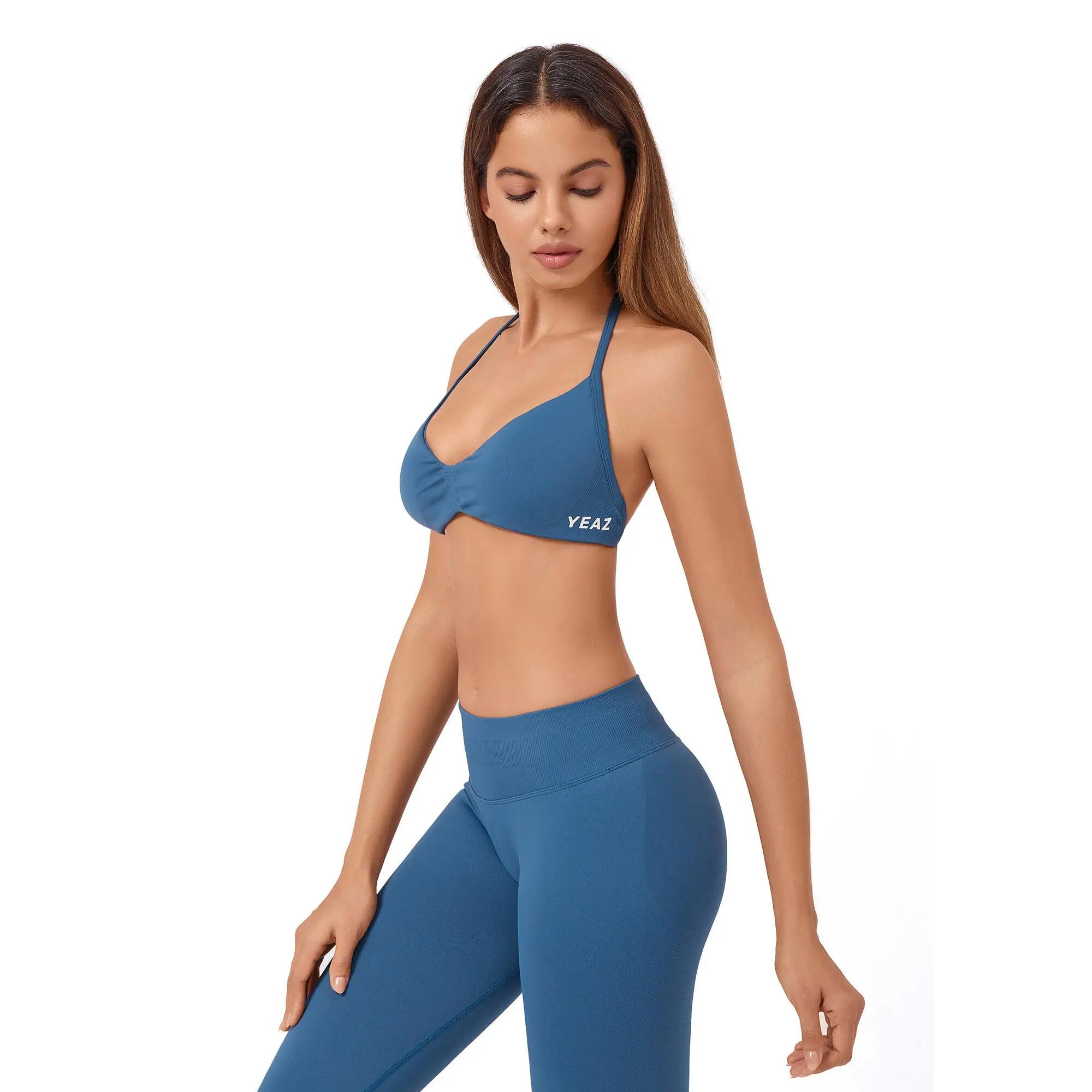 YEAZ Top reggiseno sportivo femminile con scollo ad aletta FLY 3/5