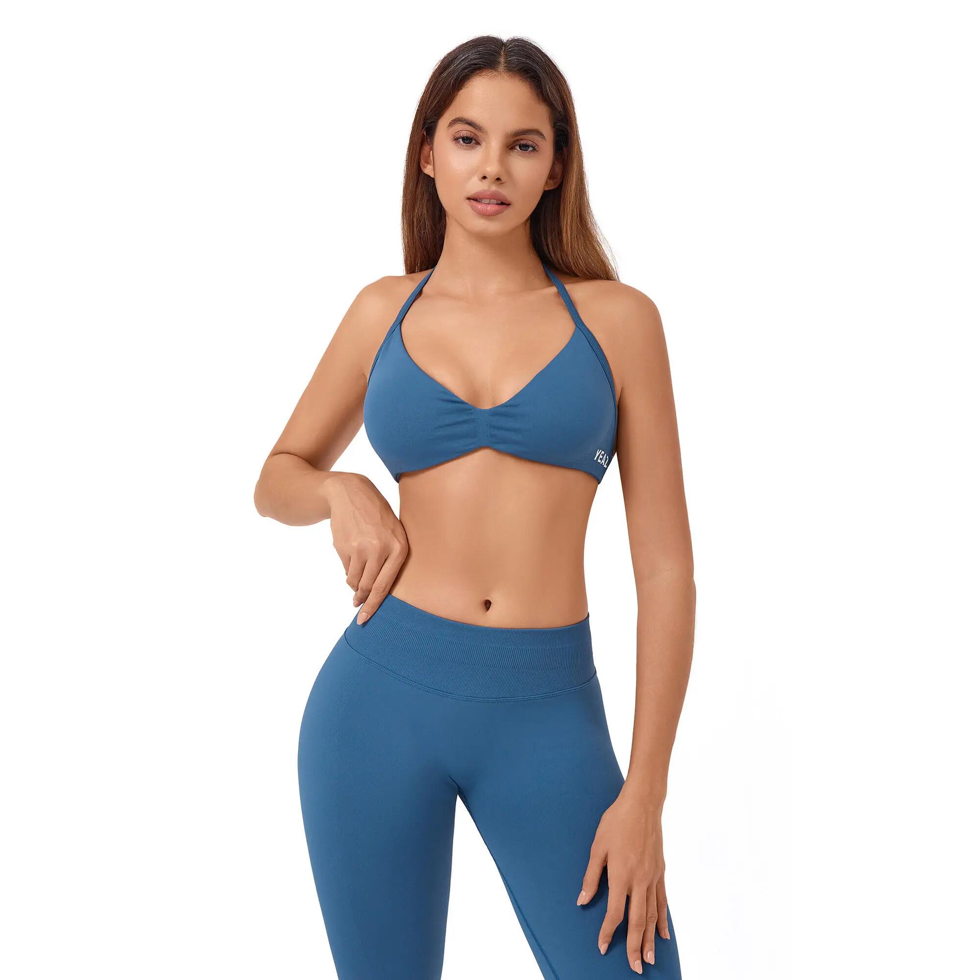 YEAZ Top reggiseno sportivo femminile con scollo ad aletta FLY 2/5