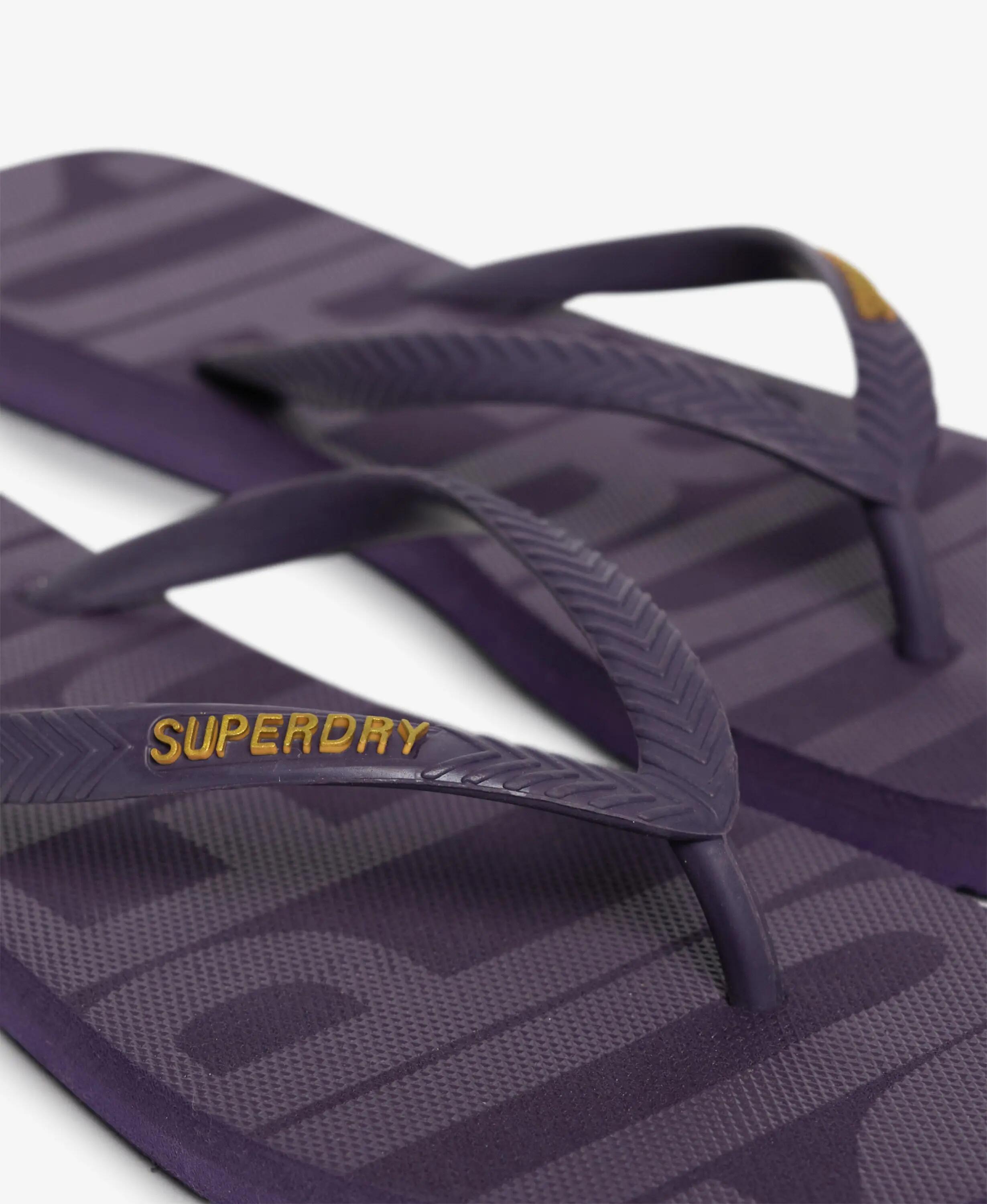 Superdry Chinelo Essential em borracha – Sweet Grape Purple 6/7