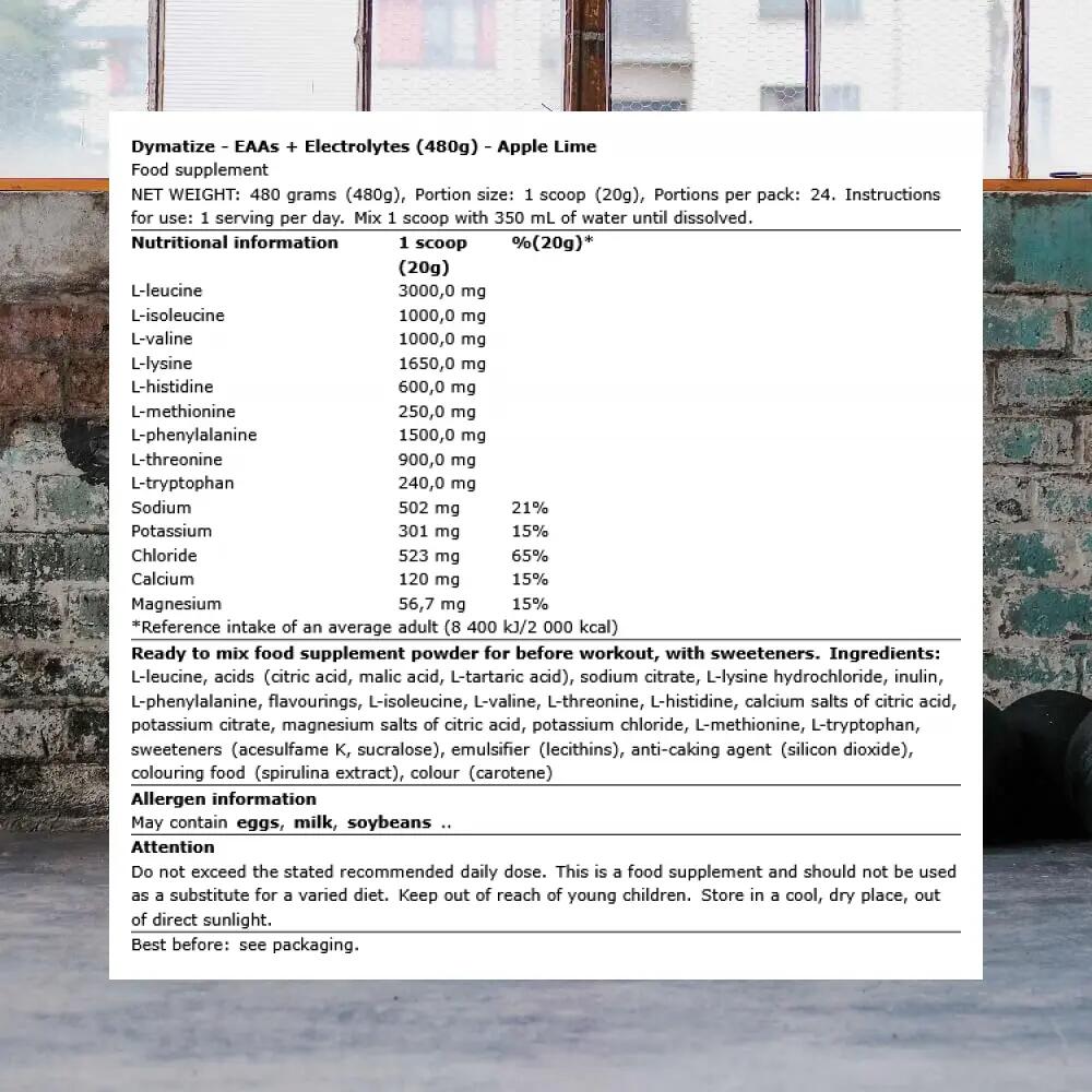 EAAs + Electrolytes 3/3