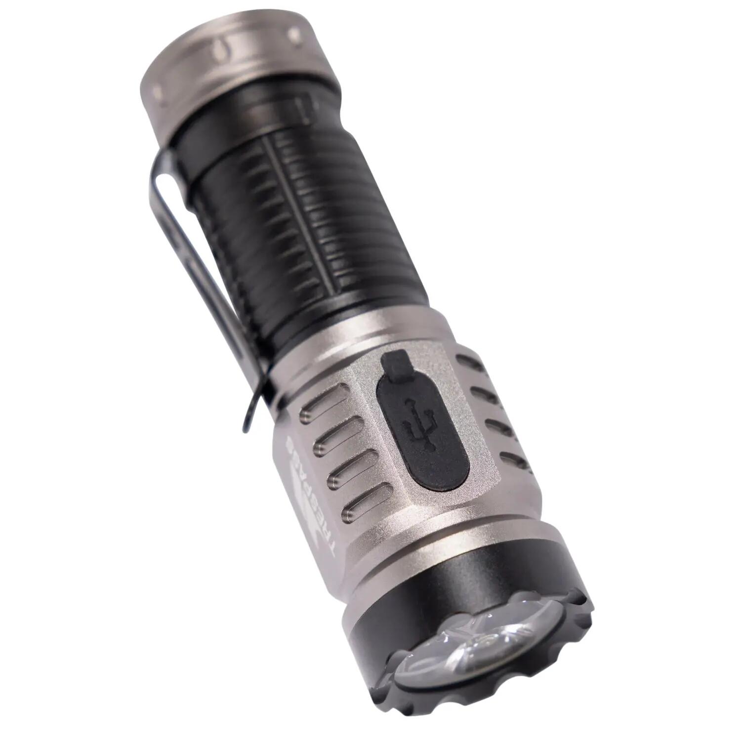 Pocketshine Mini Hand Torch (Black/Grey) 3/5