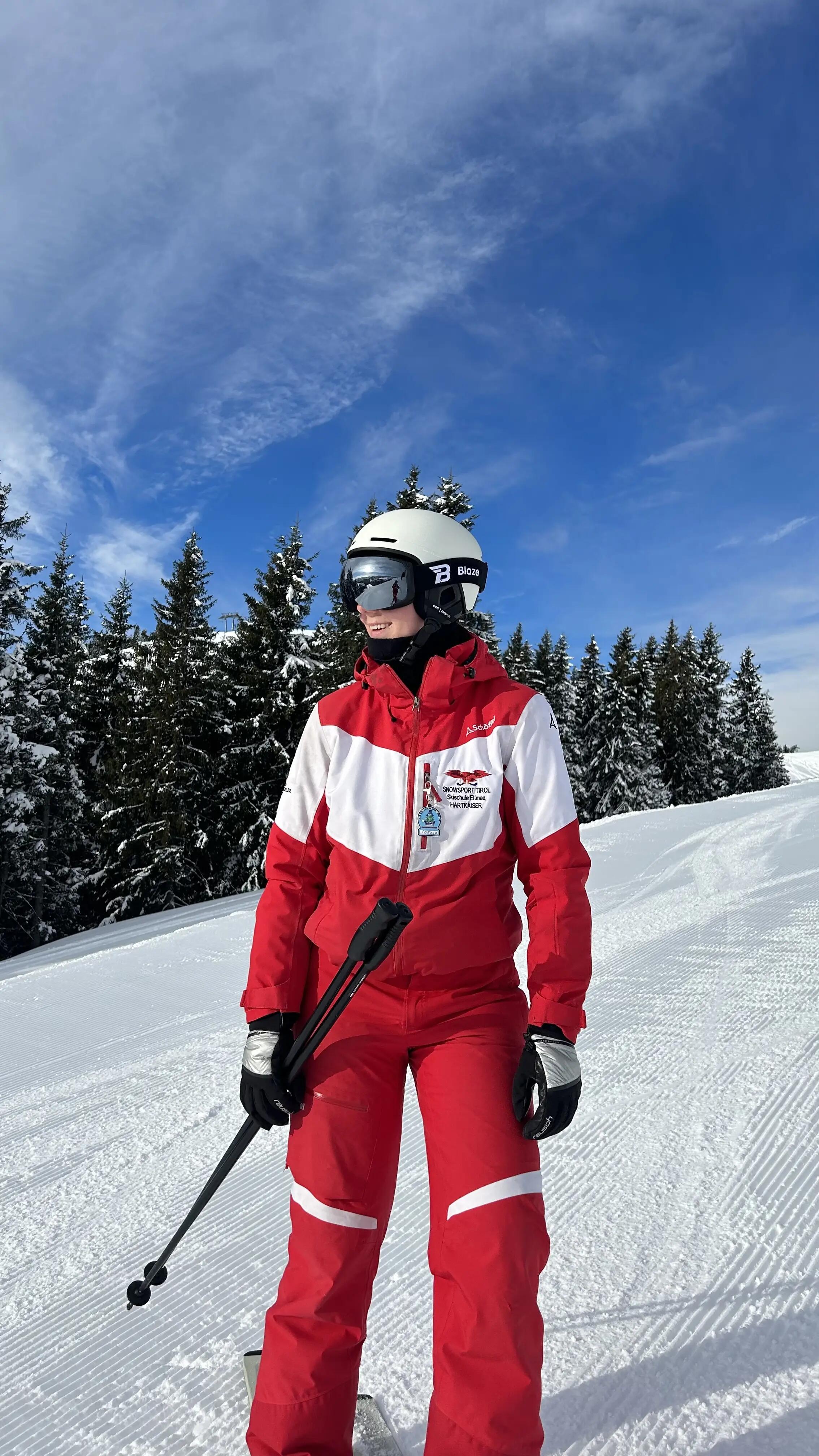 Unisex Wintersport Skibril Blaze Mountain's Breeze Blauw Sferisch 4/5