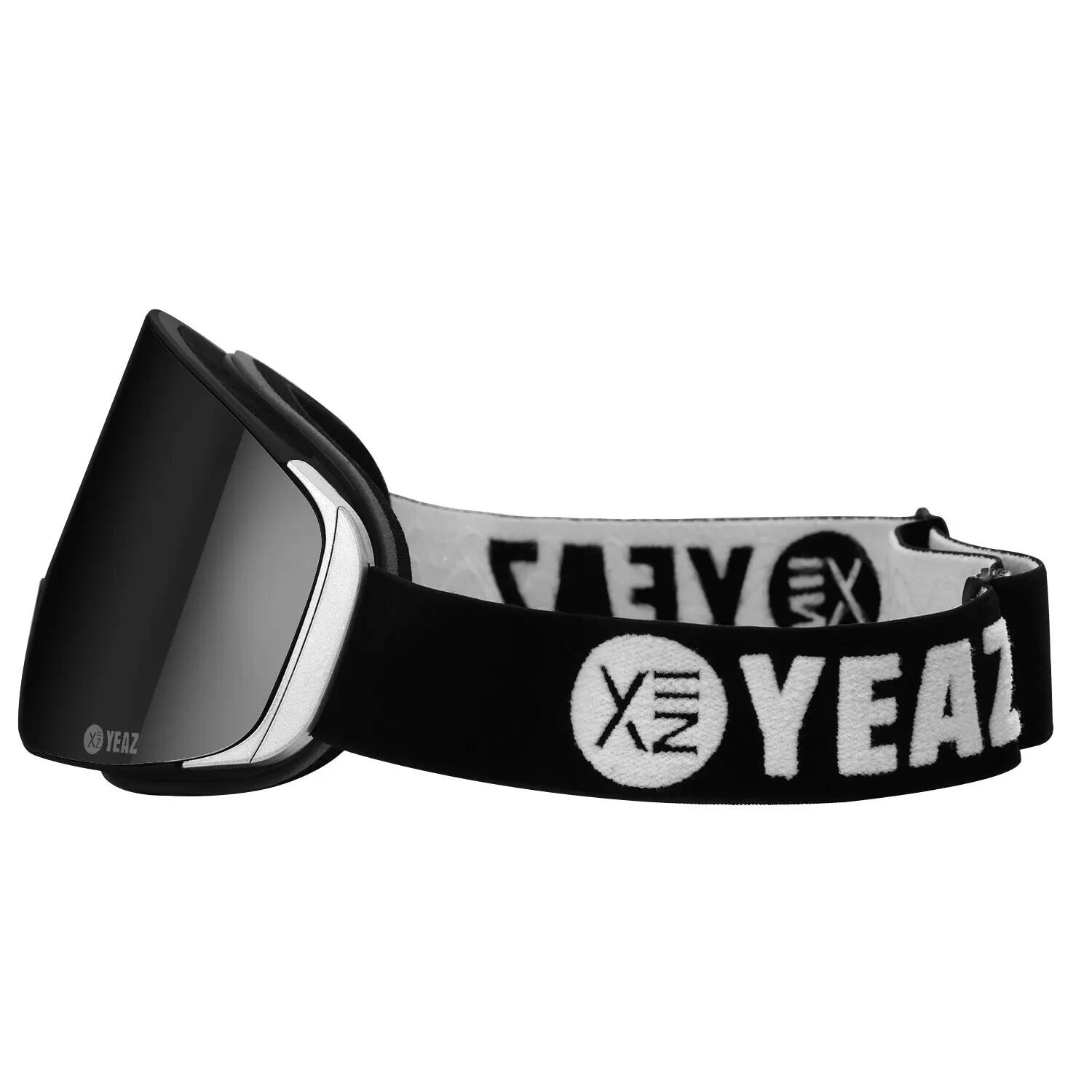 YEAZ Gafas de esquí y snowboard Magnet negro/plata APEX 6/11
