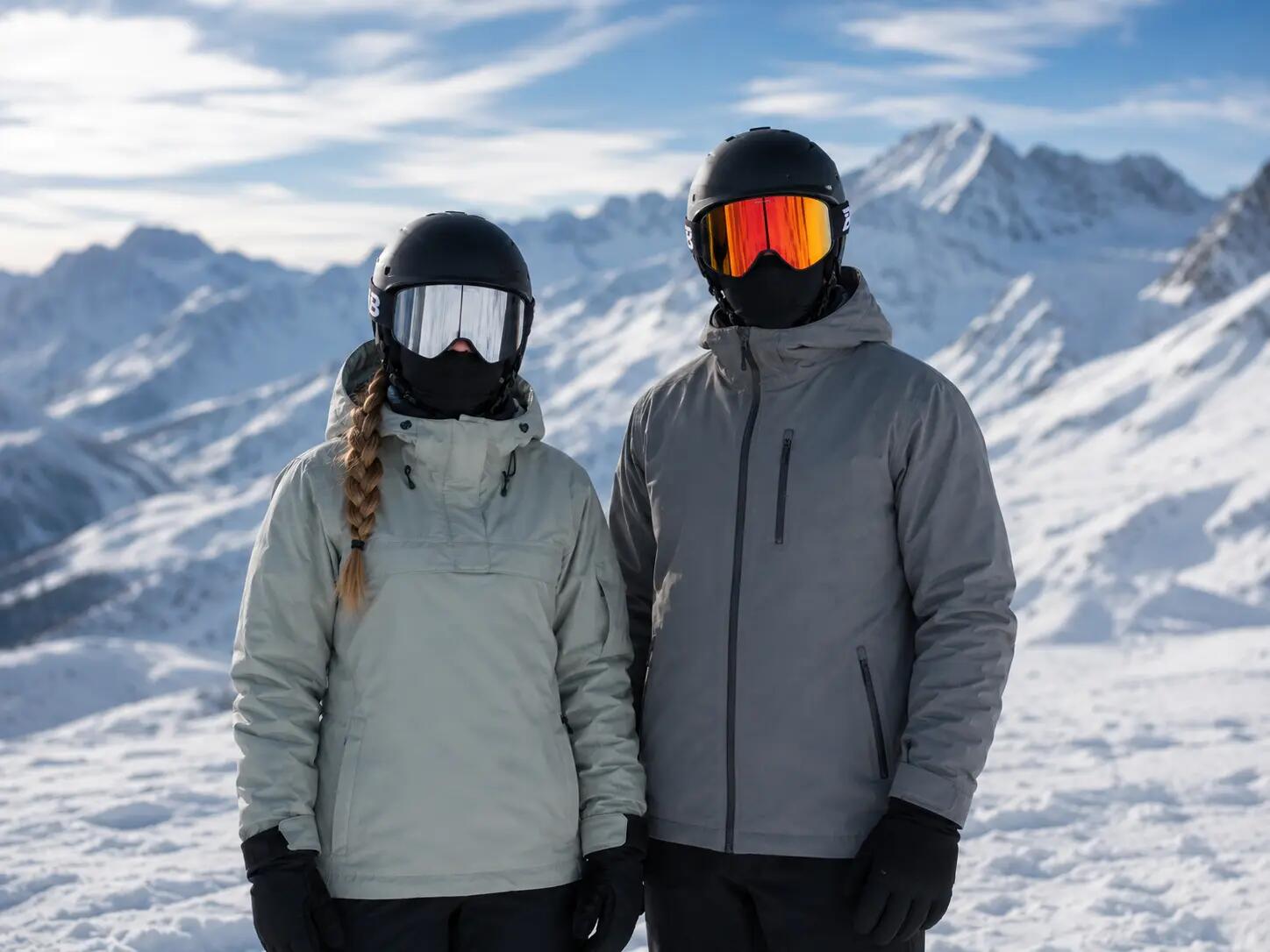 Unisex Wintersport Skibril Blaze Forest Moss Groen Cilindrisch 4/8