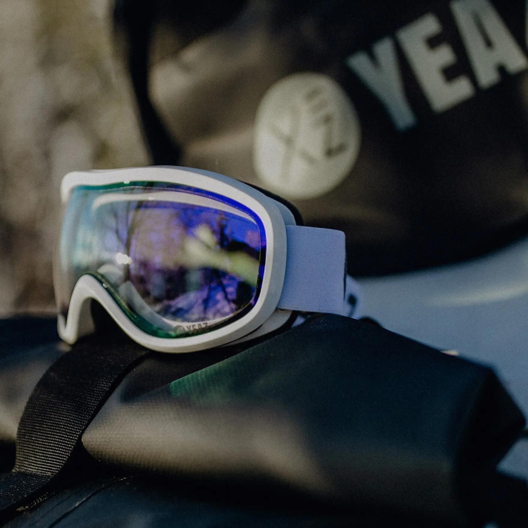 YEAZ Masque de ski/snowboard violet/blanc STEEZE 5/11