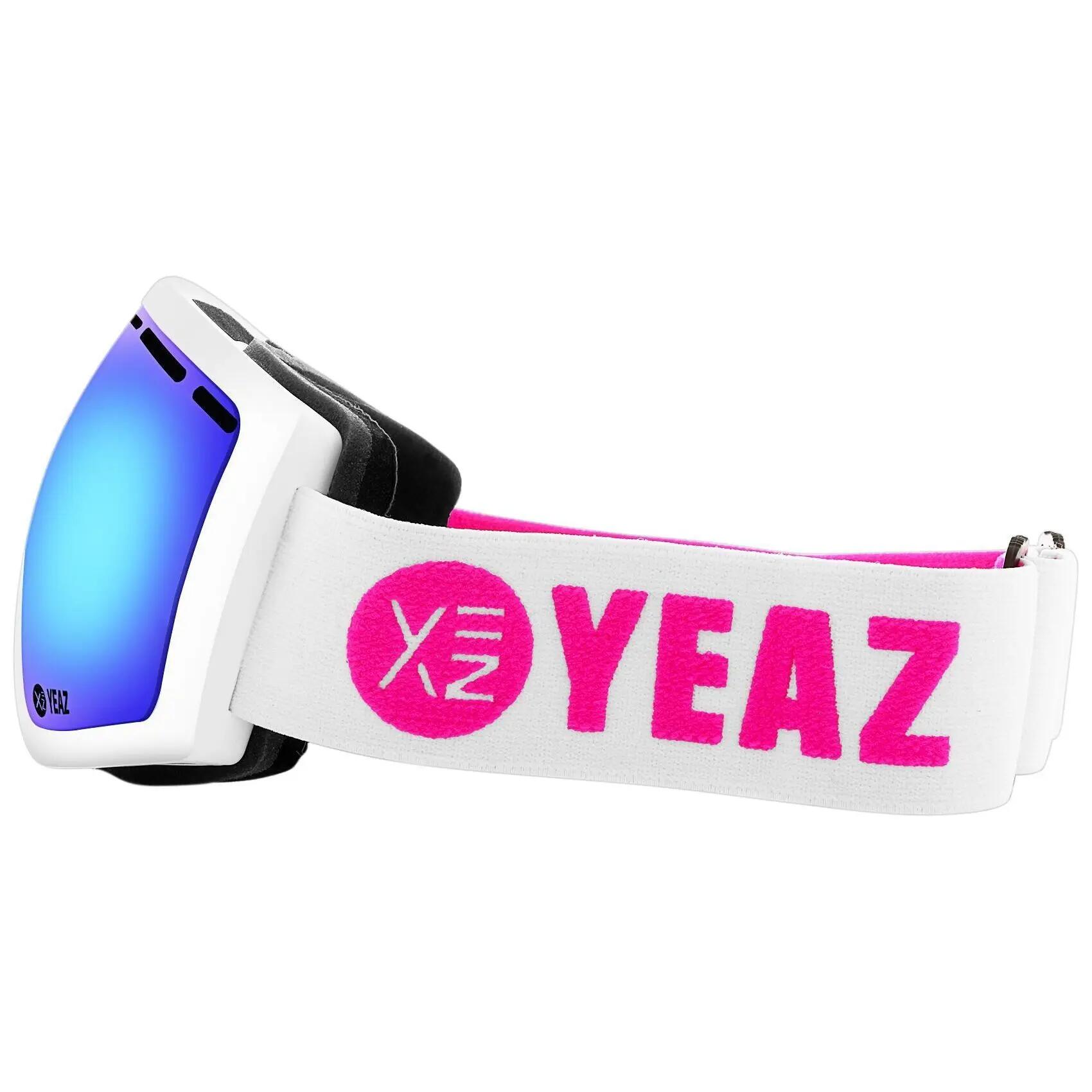 YEAZ Ski- en snowboardbril rood/wit PEAK 6/10