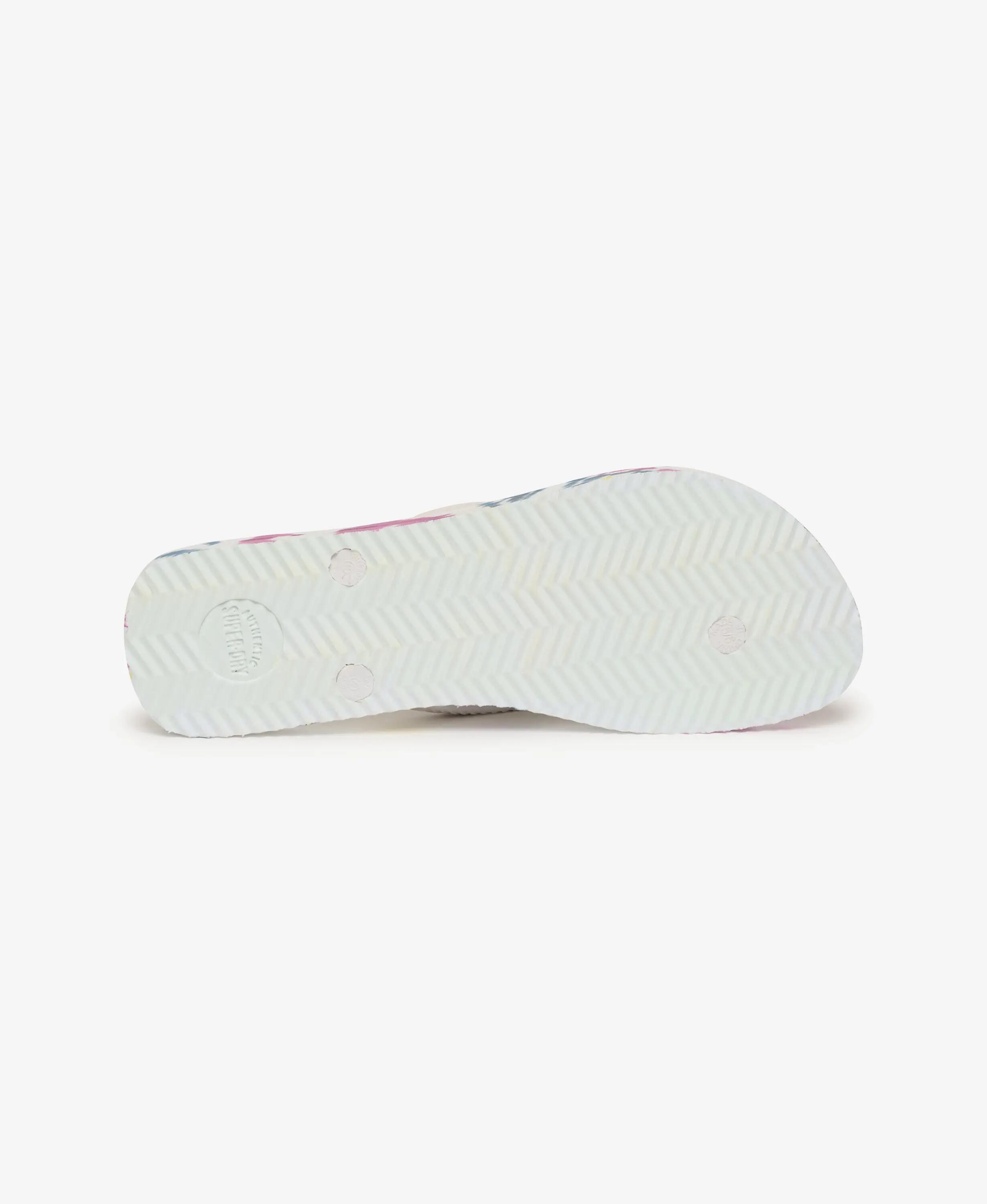 Tongs Blanc Femme Superdry Printed Flip Flop 6/7
