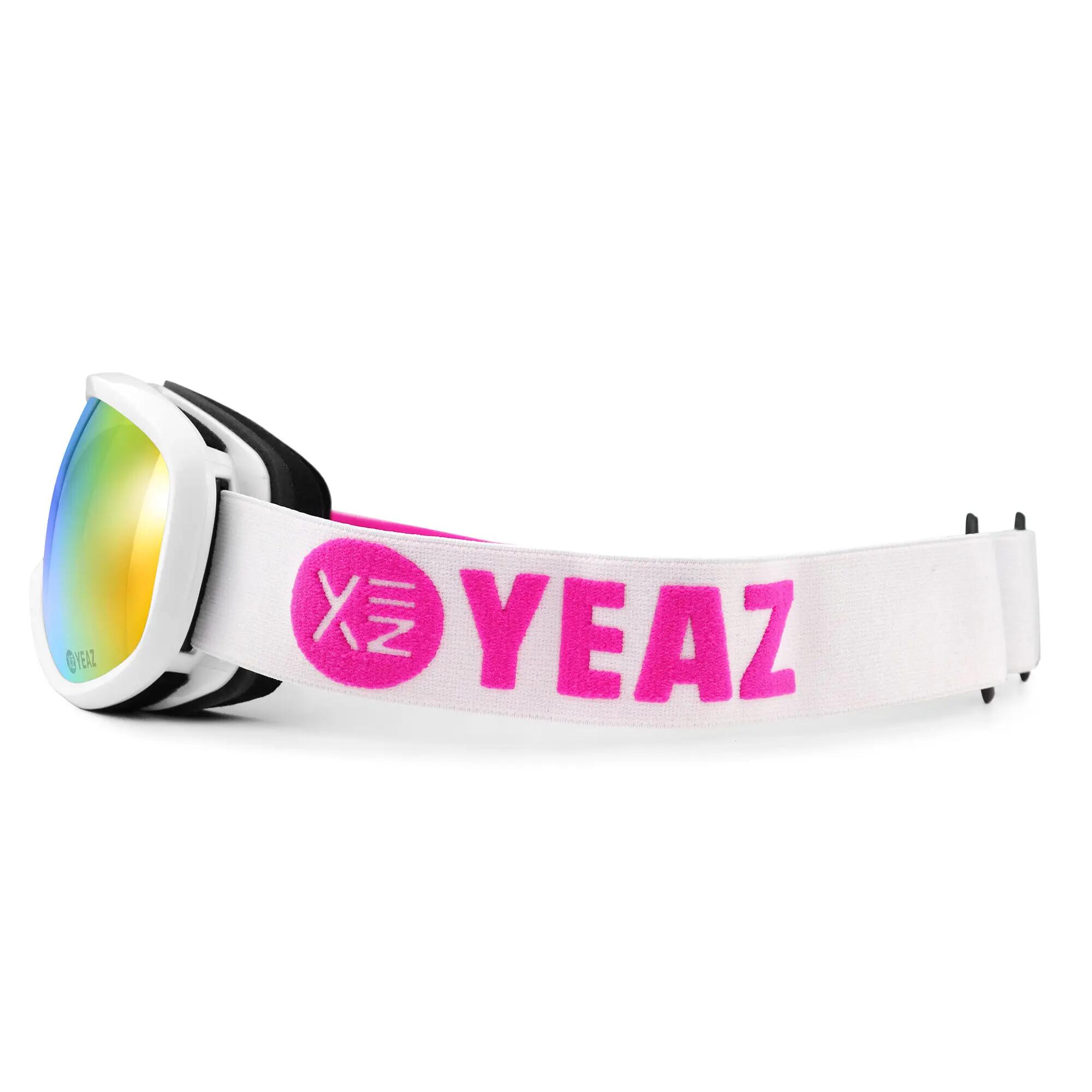 YEAZ Masque de ski/snowboard rose/blanc STEEZE 6/10