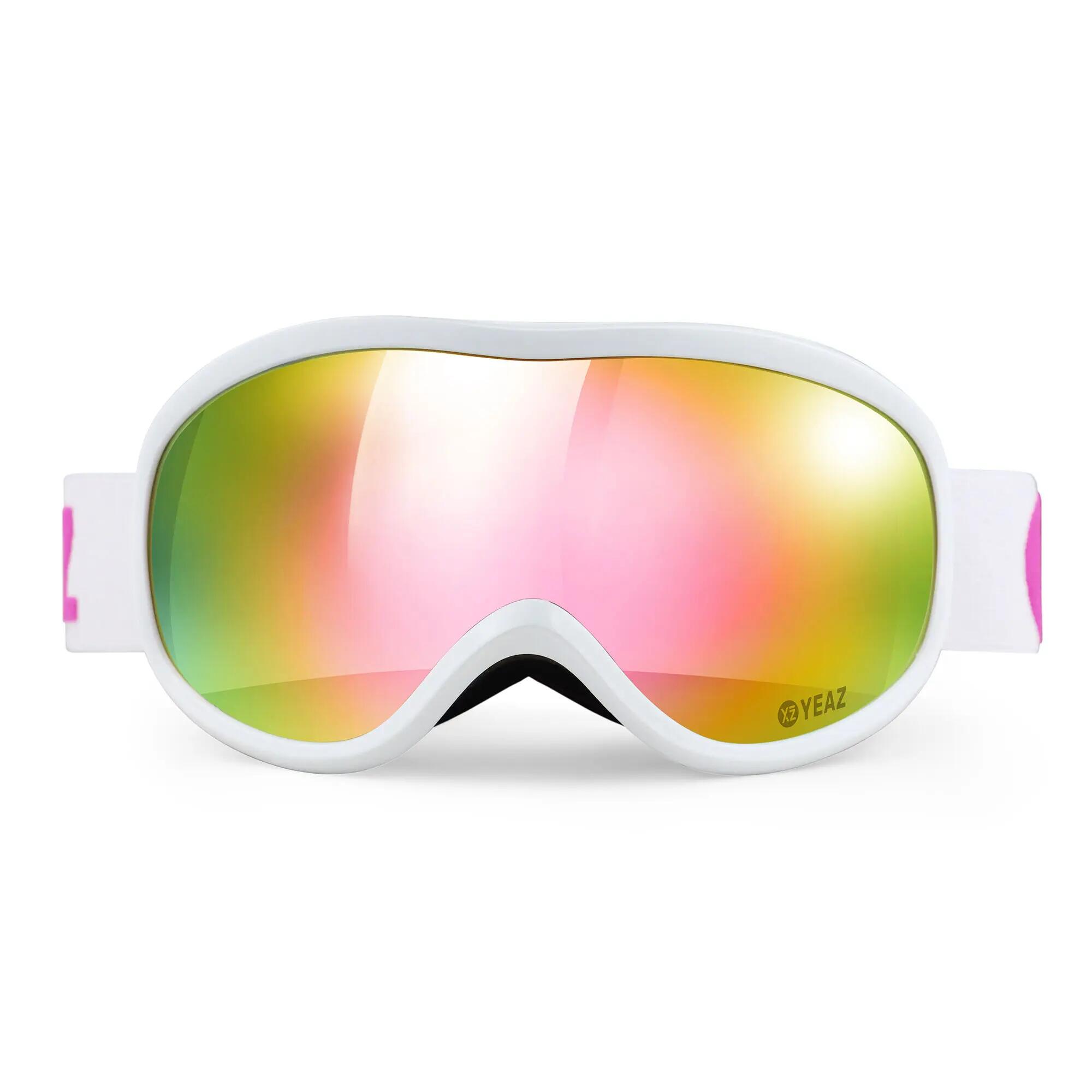 YEAZ Masque de ski/snowboard rose/blanc STEEZE 5/10