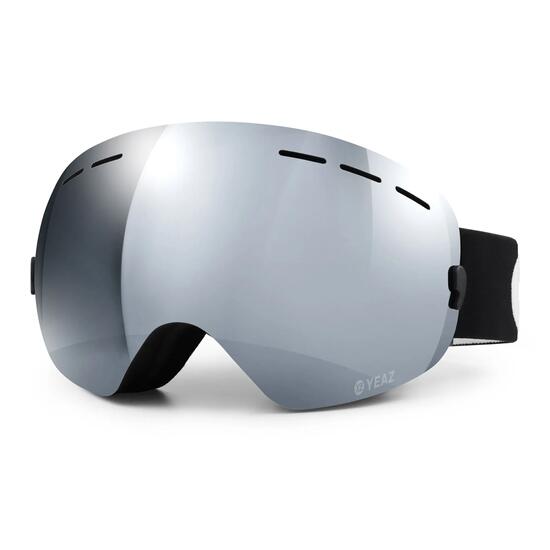 YEAZ Ski- Snowboardbrille ohne Rahmen silber verspiegelt XTRM-SUMMIT