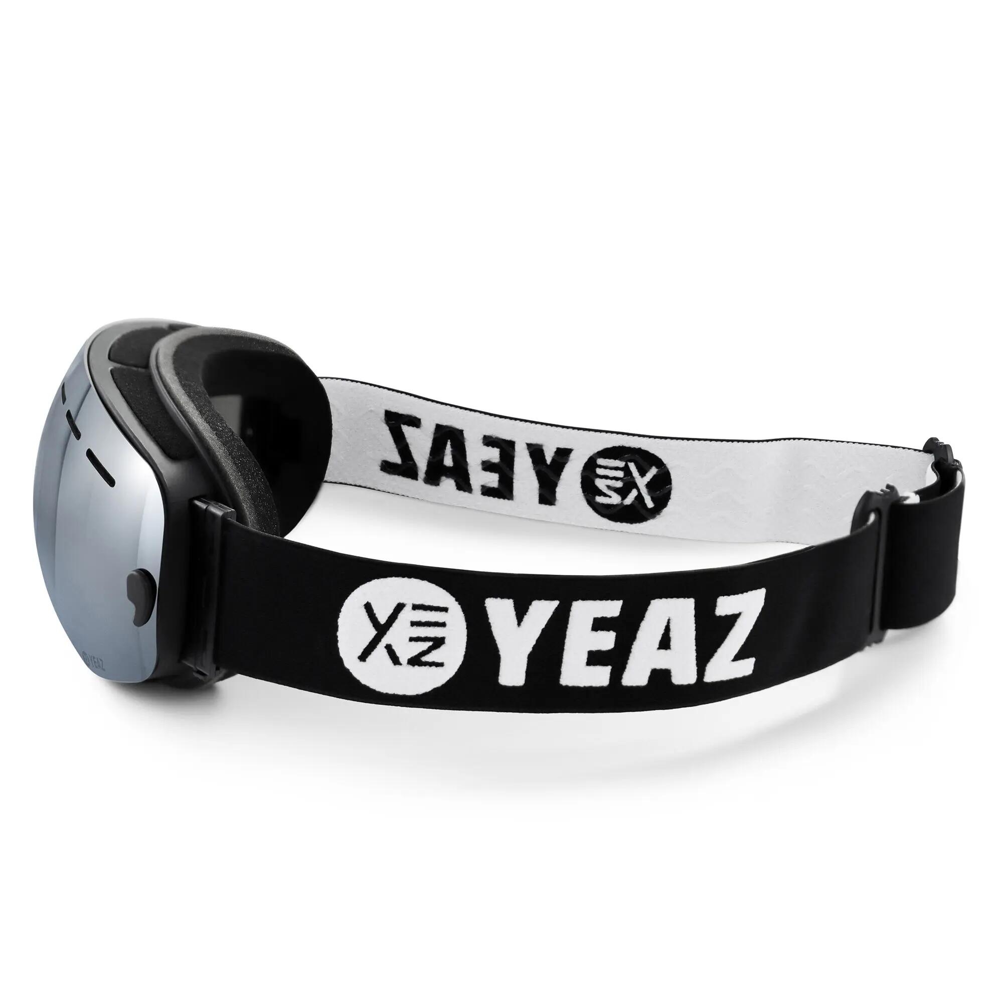 YEAZ Ski- en snowboardbril zonder montuur zilver gespiegeld XTRM-SUMMIT 6/11