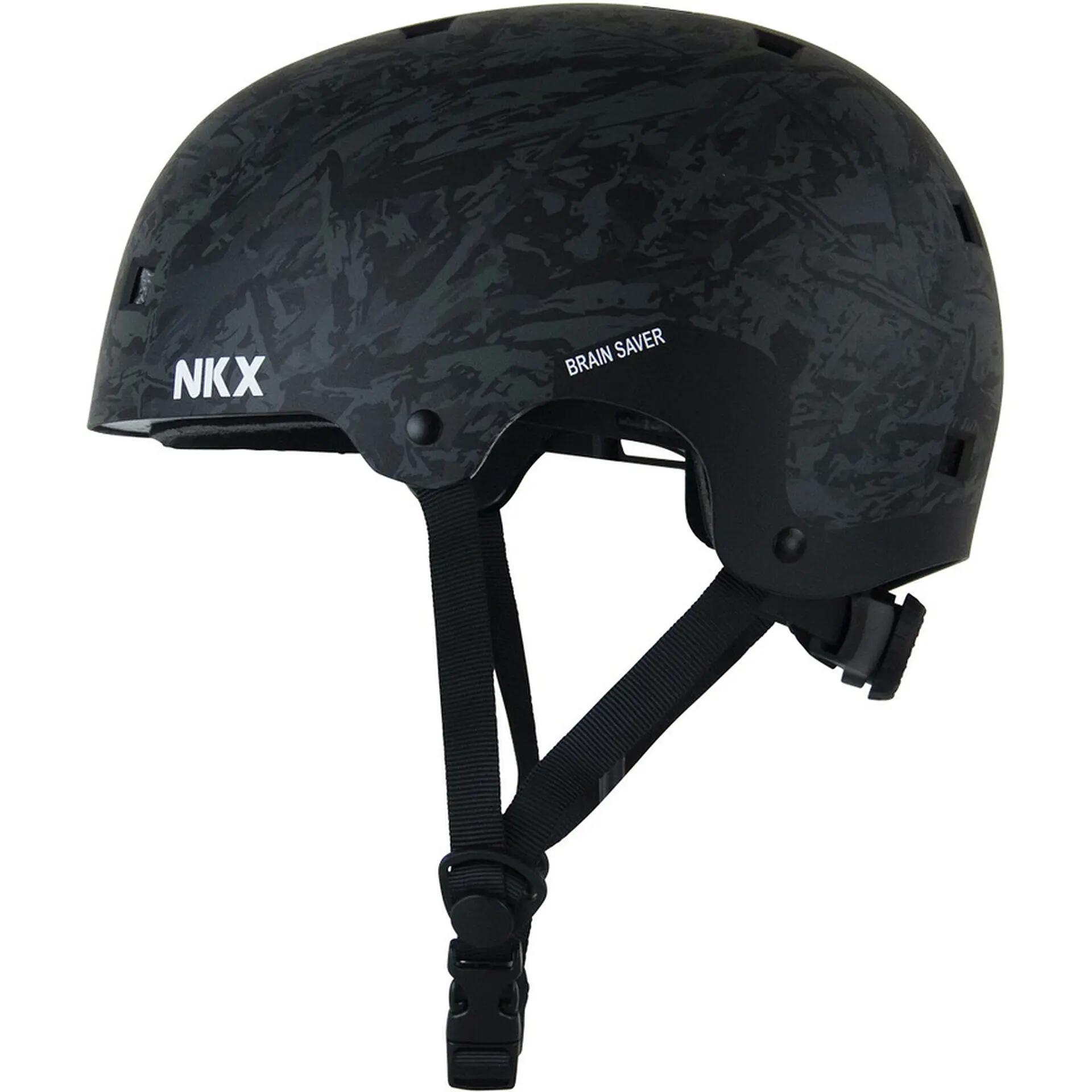 Multisport-Helm Brain Saver, camo schwarz 3/3