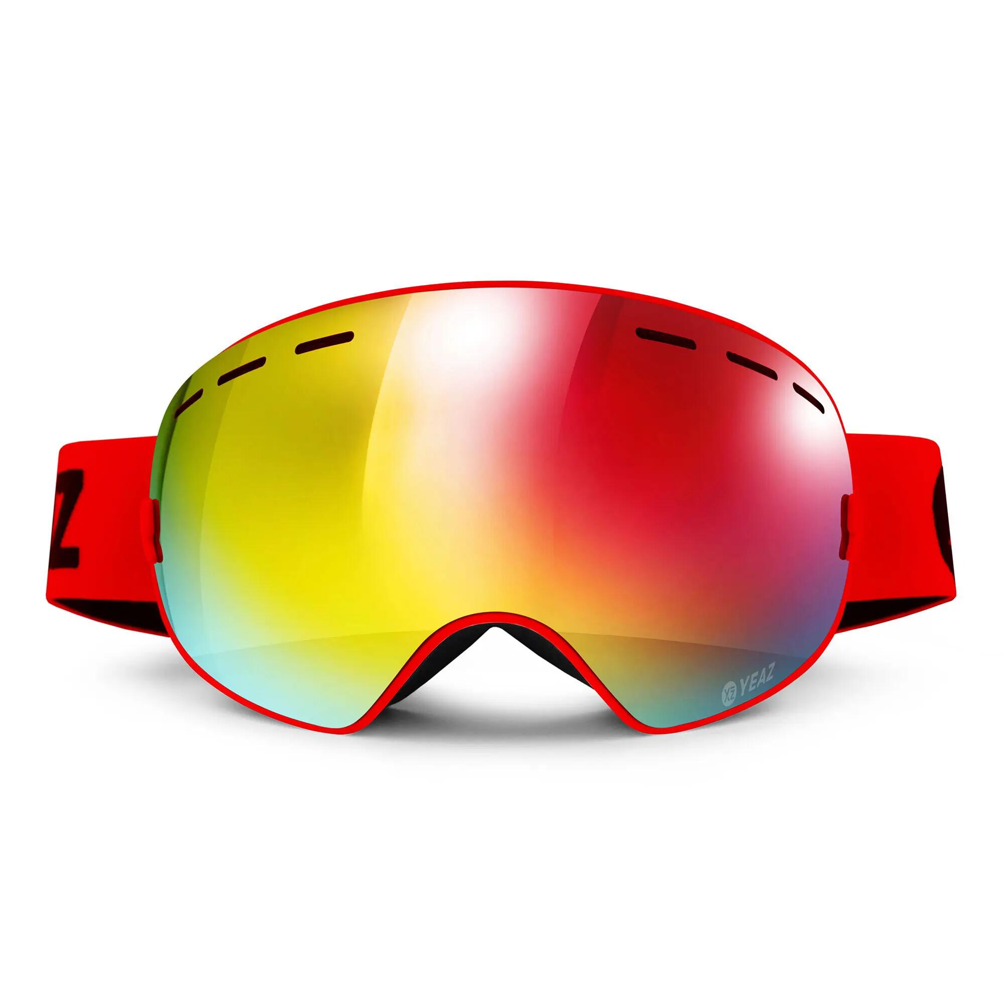 YEAZ Masque de ski / snowboard avec monture rouge XTRM-SUMMIT 6/13