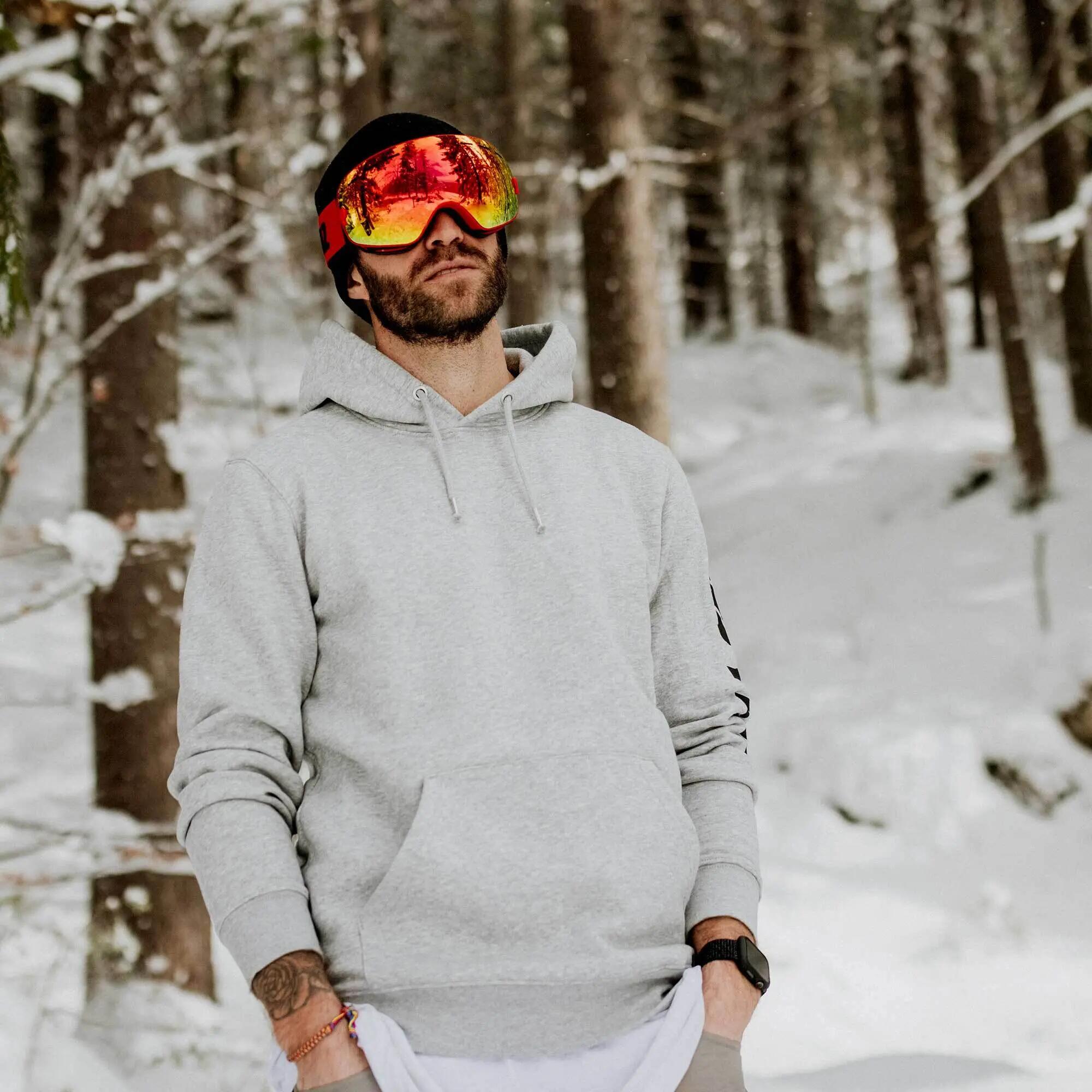 YEAZ Masque de ski / snowboard avec monture rouge XTRM-SUMMIT 5/13