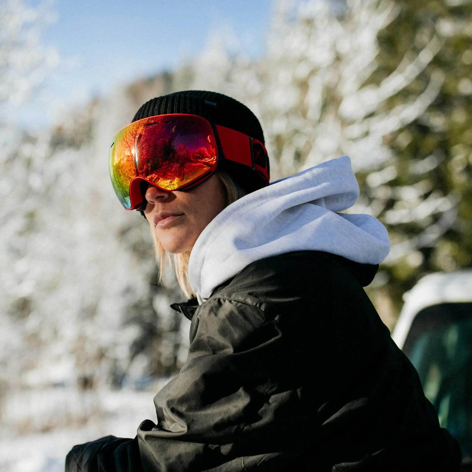 YEAZ Masque de ski / snowboard avec monture rouge XTRM-SUMMIT 4/13