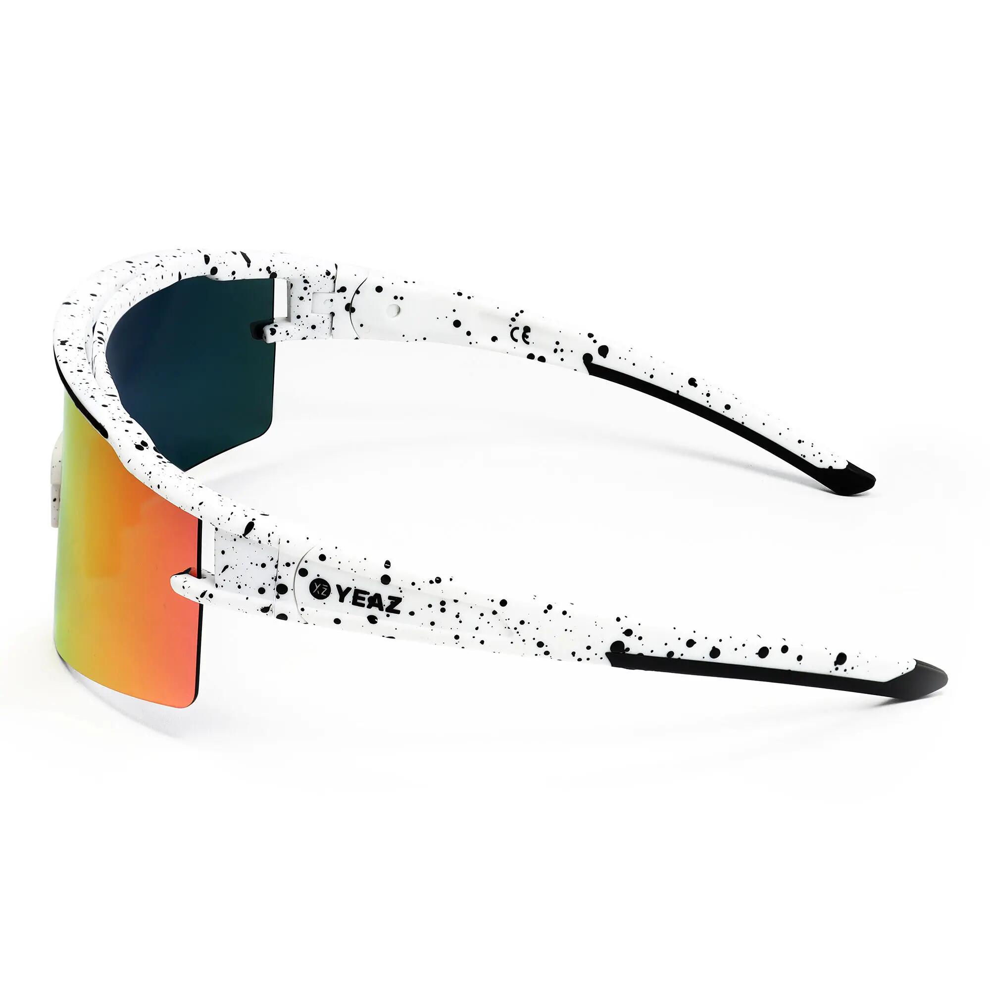 YEAZ Occhiali da sole sportivi Bianco/Blu SUNTHRILL Set 7/9