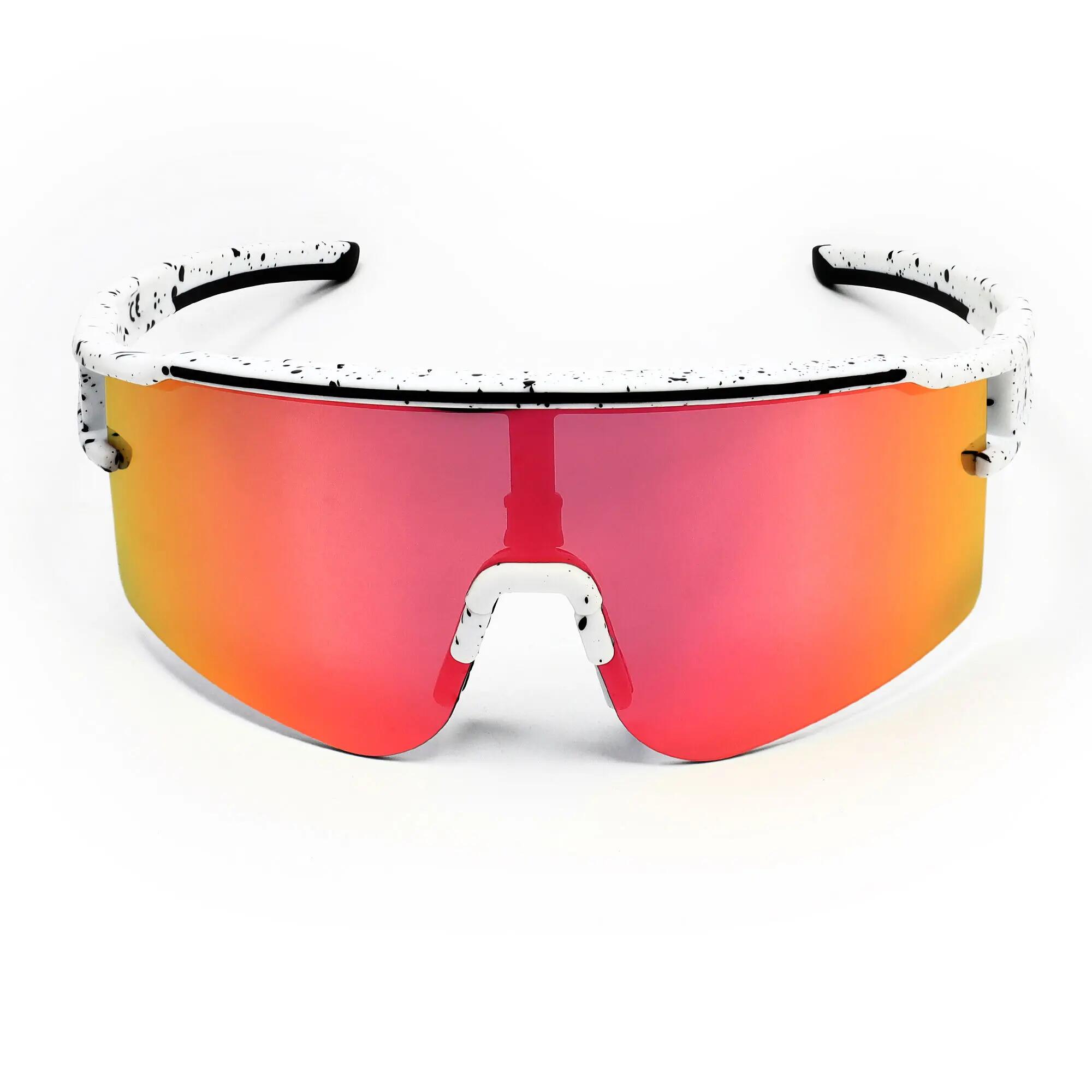 YEAZ Occhiali da sole sportivi Bianco/Blu SUNTHRILL Set 6/9
