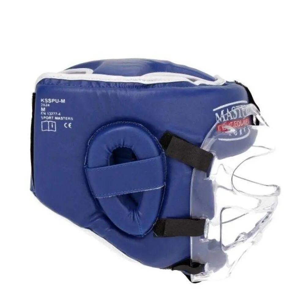 Boxsport Kopfschutz, Schaumstoff Herren Blau L 4/4