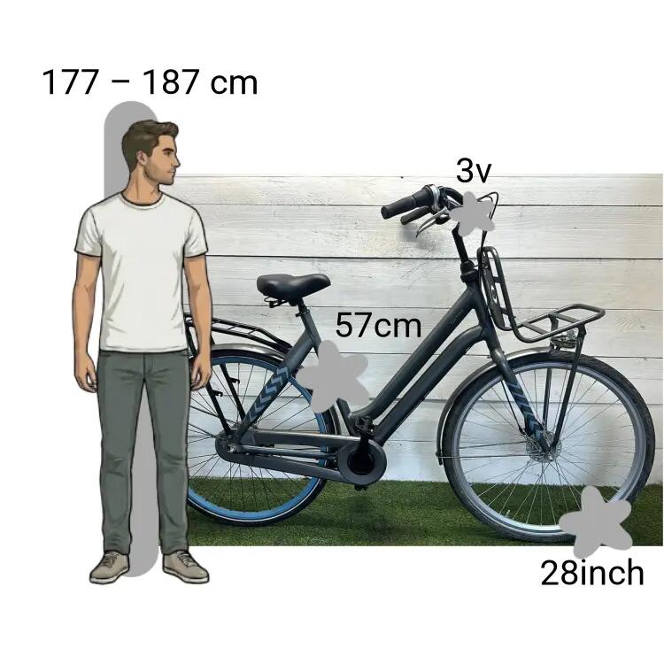 Bicicletta usata Cortina Transportfiets 2/4