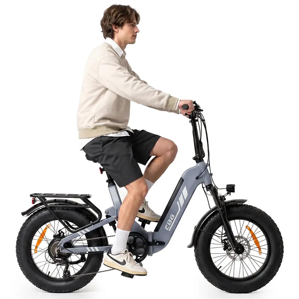 Bicicletta elettrica per adulti iScooter EB8, pneumatici 20", batteria 48V 15Ah. 7/10