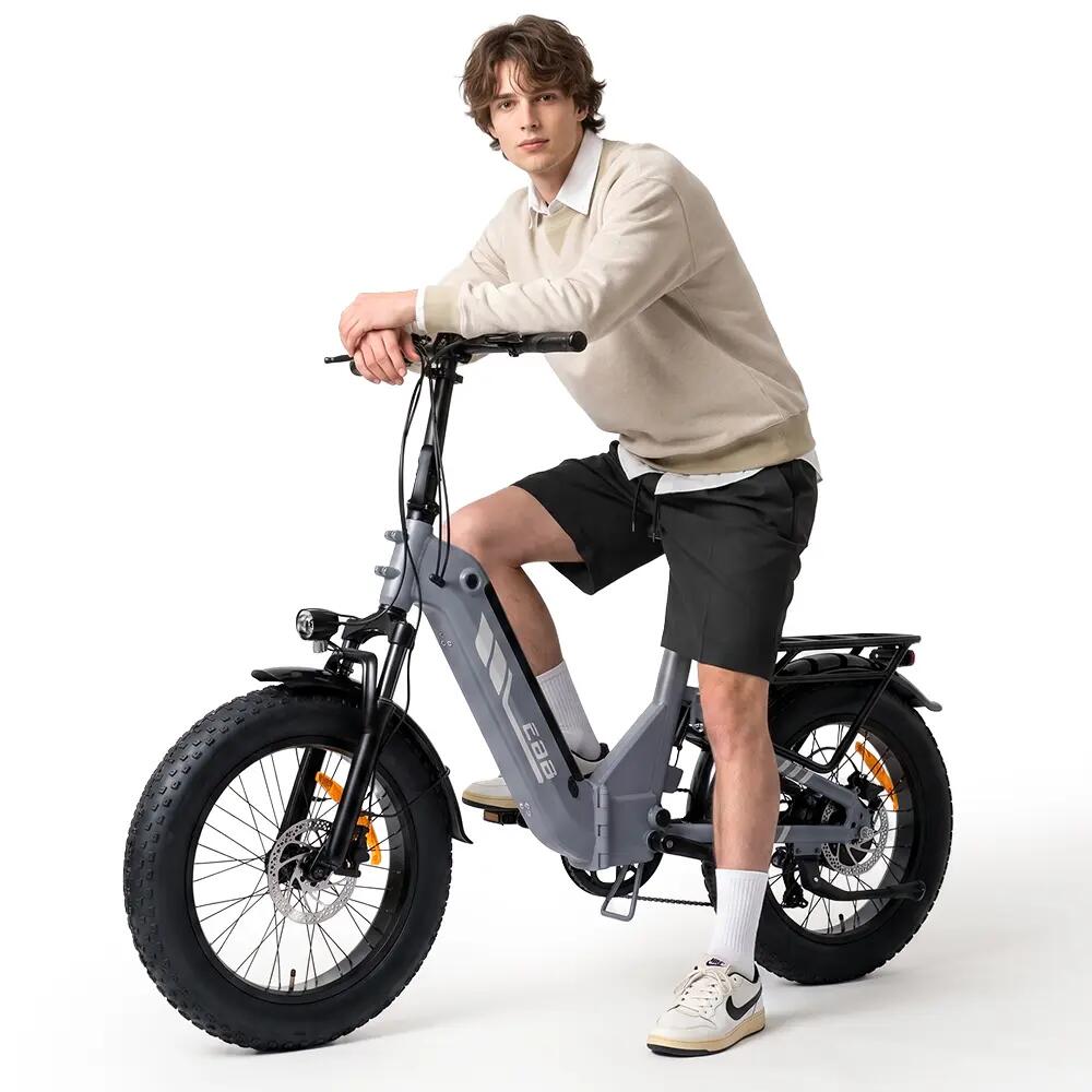 Bicicletta elettrica per adulti iScooter EB8, pneumatici 20", batteria 48V 15Ah. 5/10