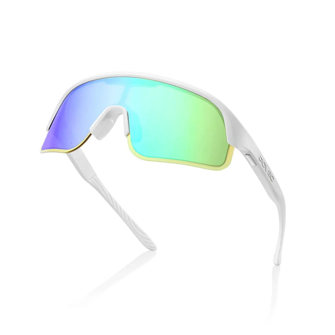 Lunettes de Soleil de Sport Électrochromiques C1 Blanc Arctique - Vert Revo 4/6
