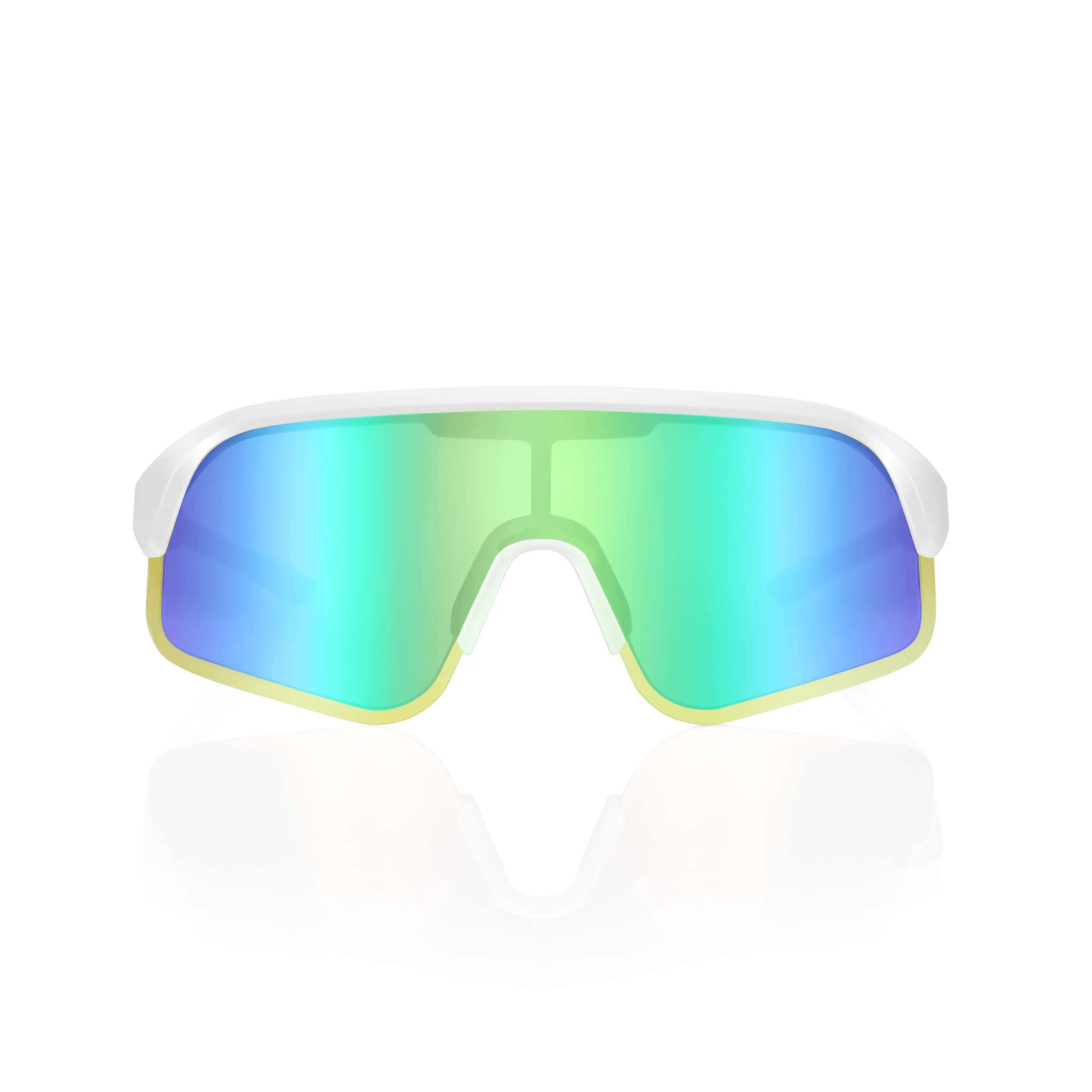 Lunettes de Soleil de Sport Électrochromiques C1 Blanc Arctique - Vert Revo 2/6