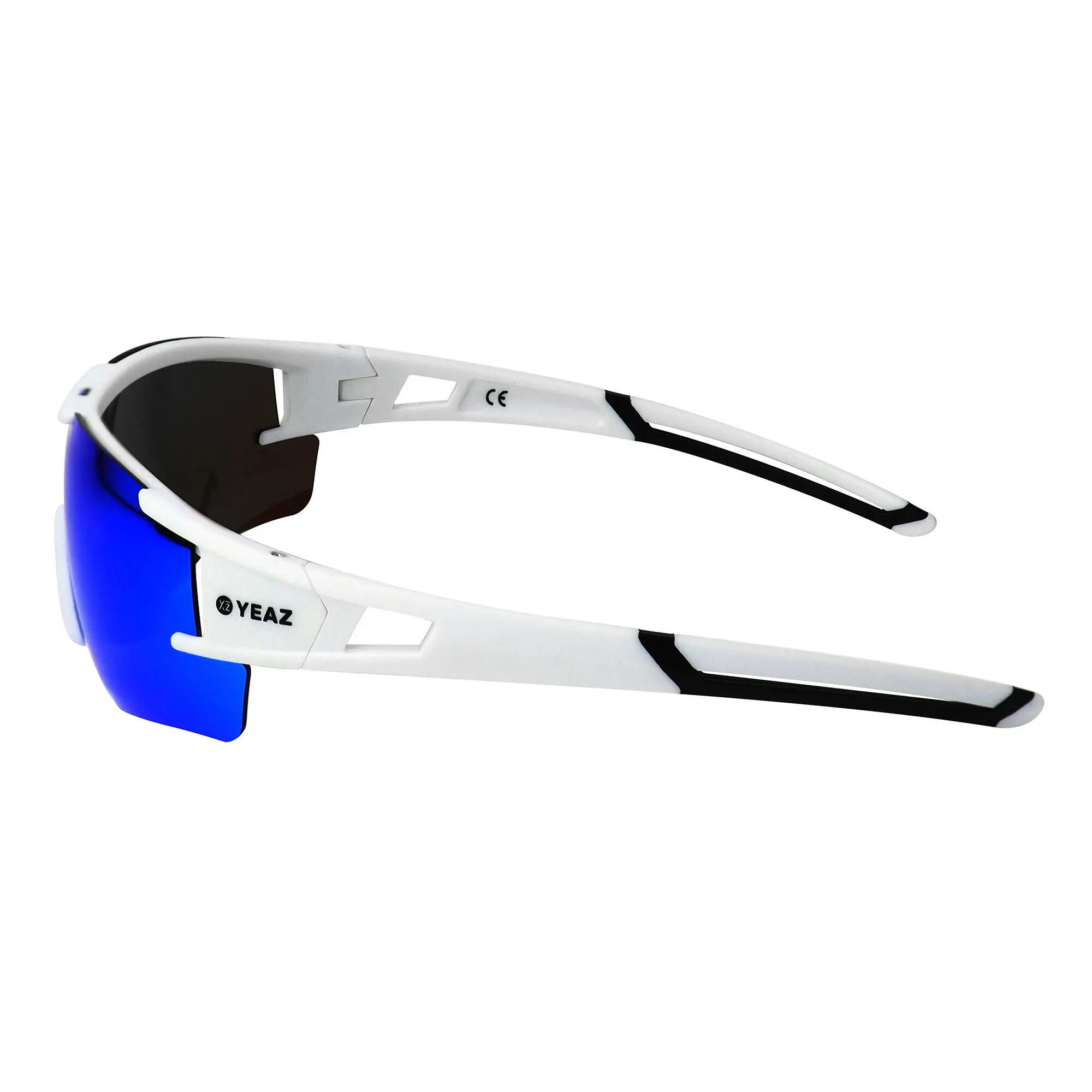 YEAZ Occhiali da sole sportivi Bianco/Blu brillante SUNBLOW 5/5
